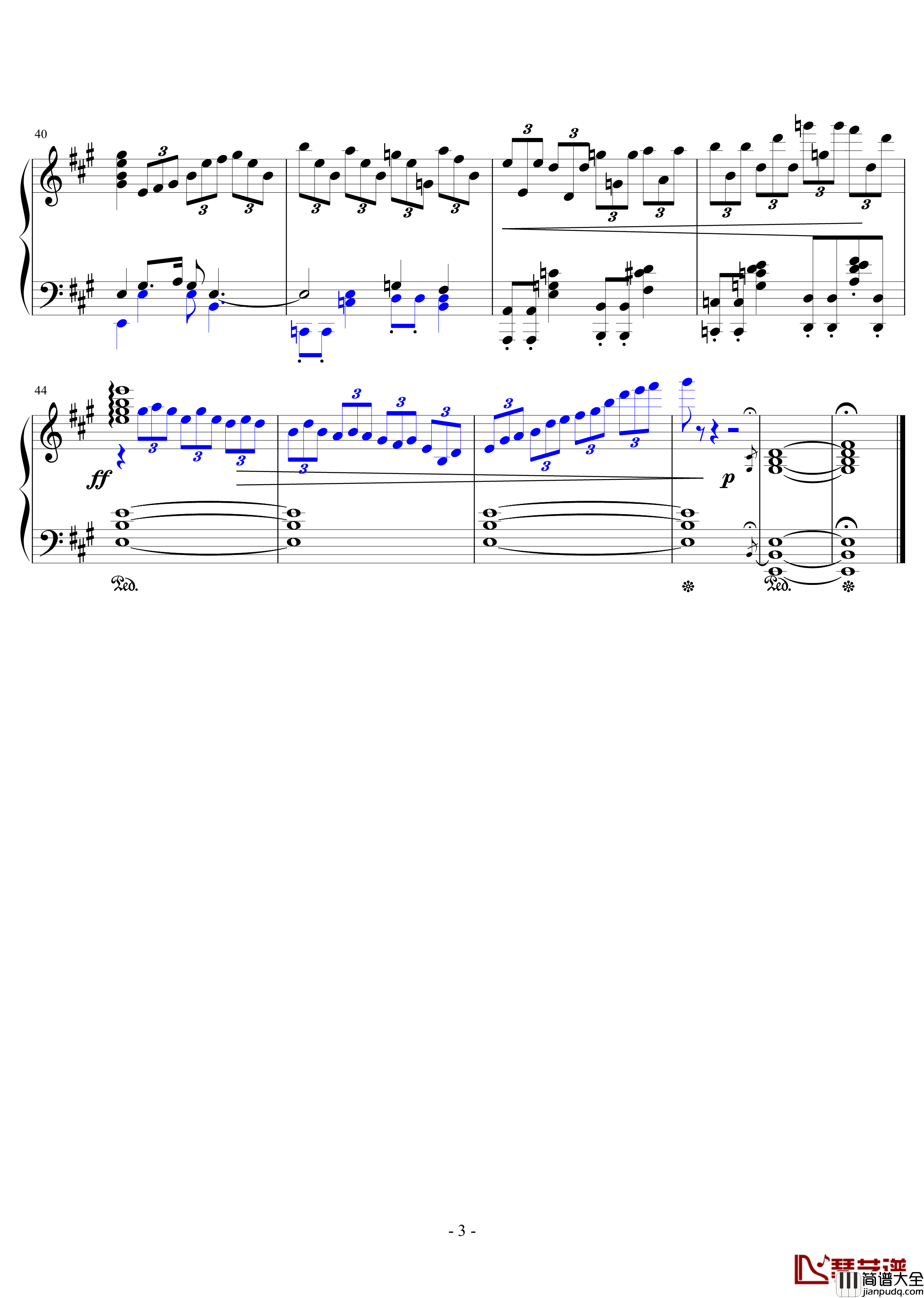 空島主題曲钢琴谱_前往新世界_王者之喆