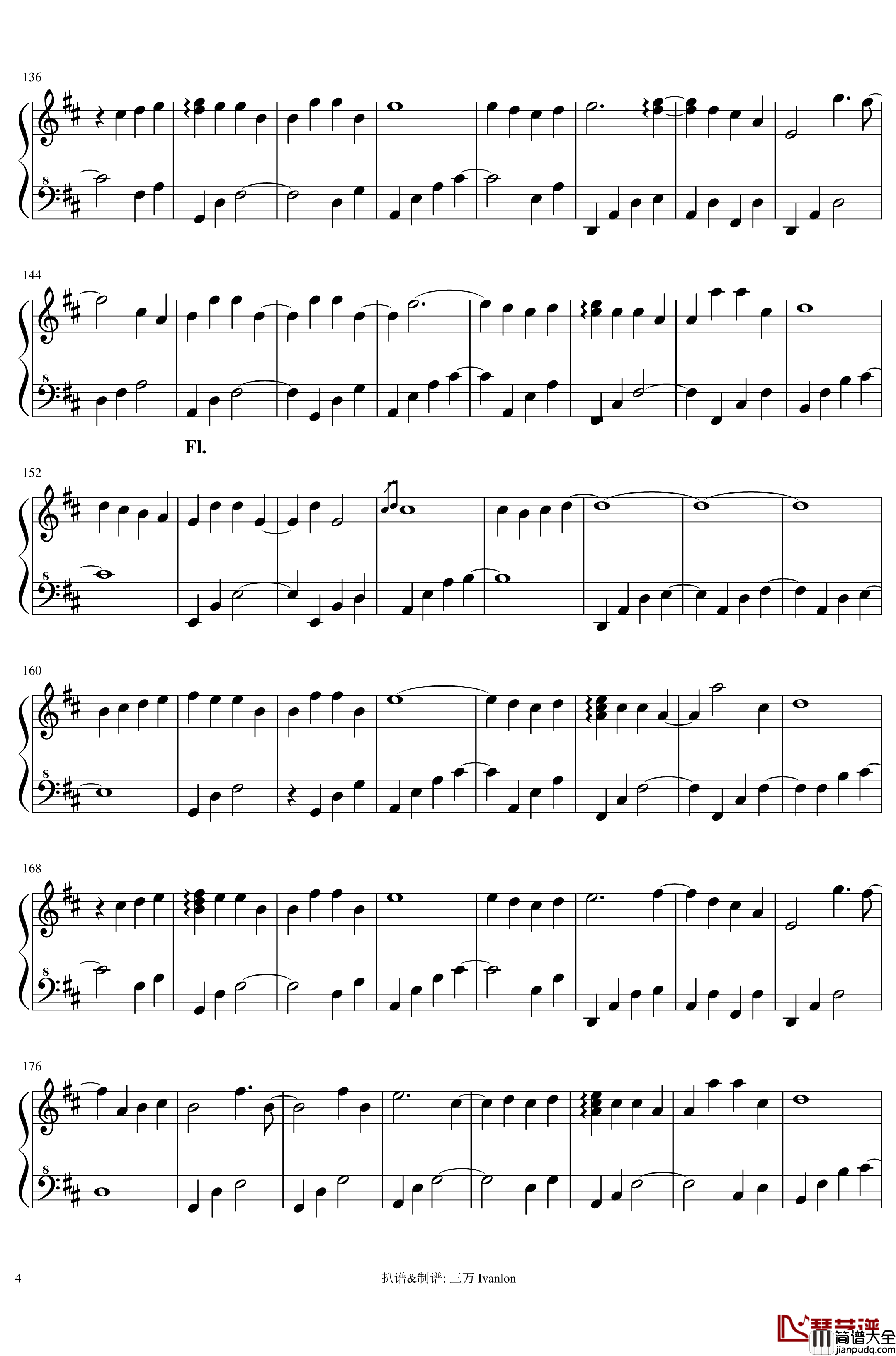 Rain_After_Summer钢琴谱_羽肿