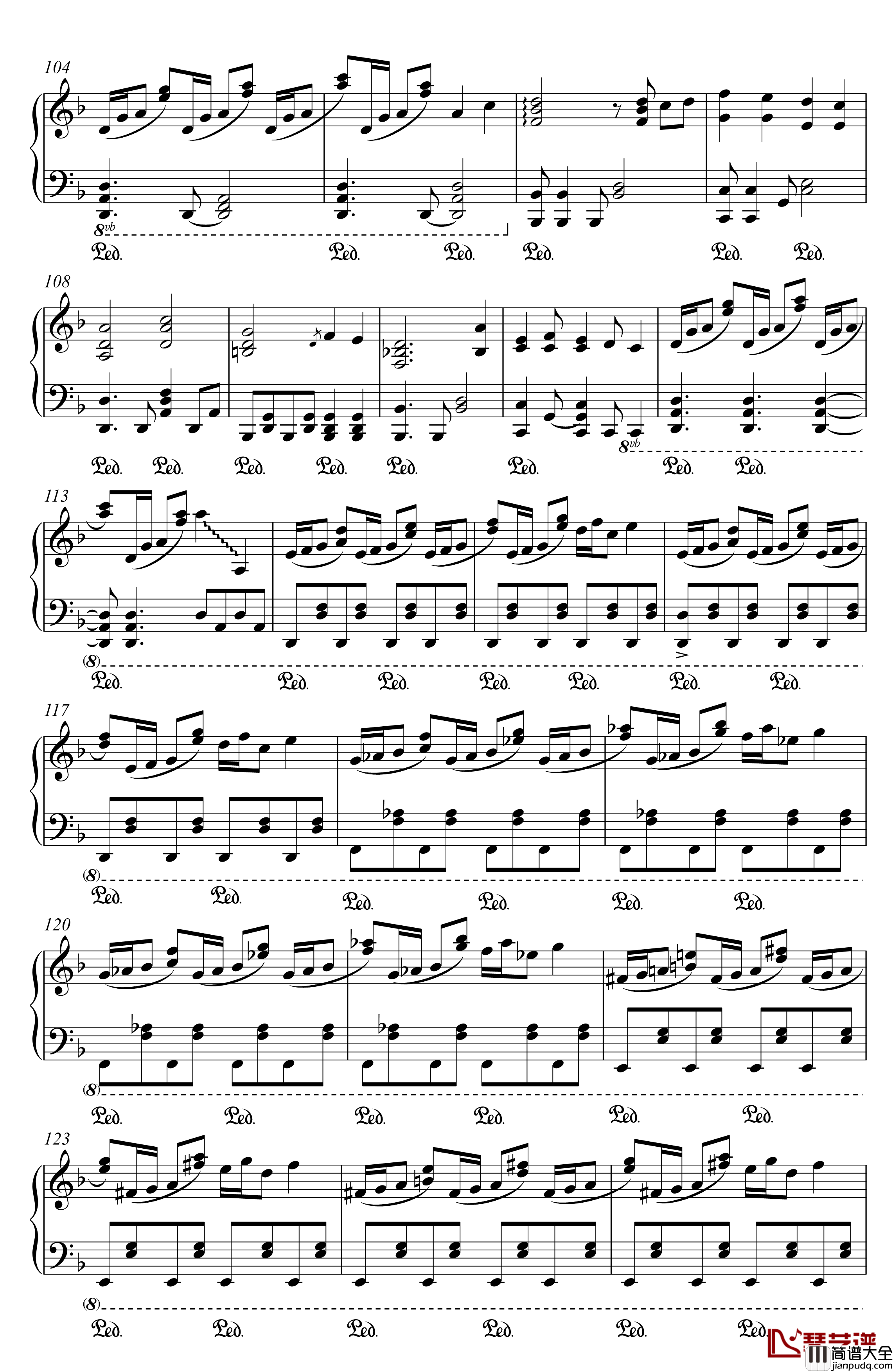 今宵は飄逸なエゴイスト钢琴谱～_Egoistic_Flowers._【幻想游戏3】今宵是飘逸的自我主义者_东方凭依华_触手猴