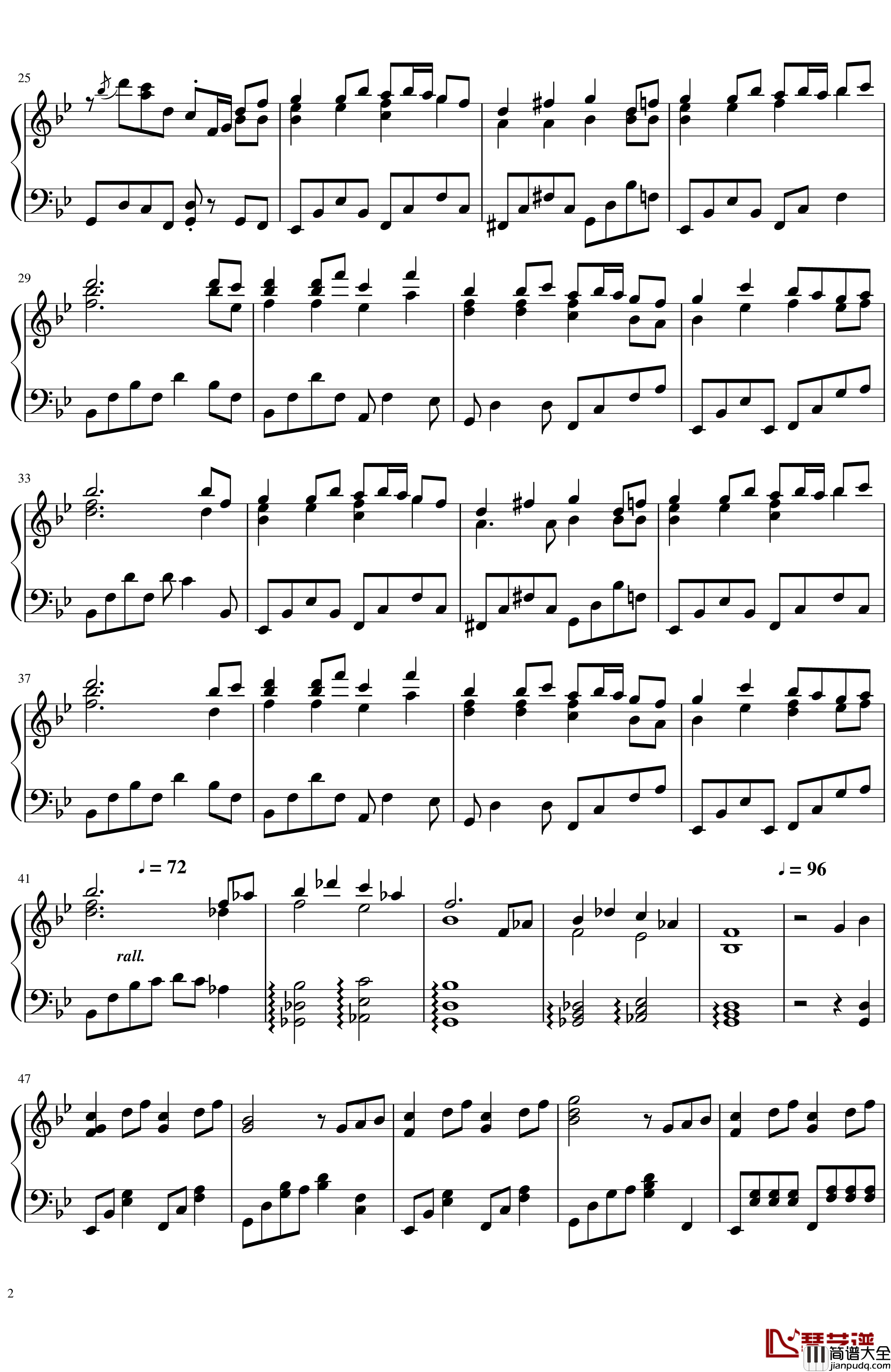 _蓬莱伝説钢琴谱_Assaultdoor_蓬莱人形