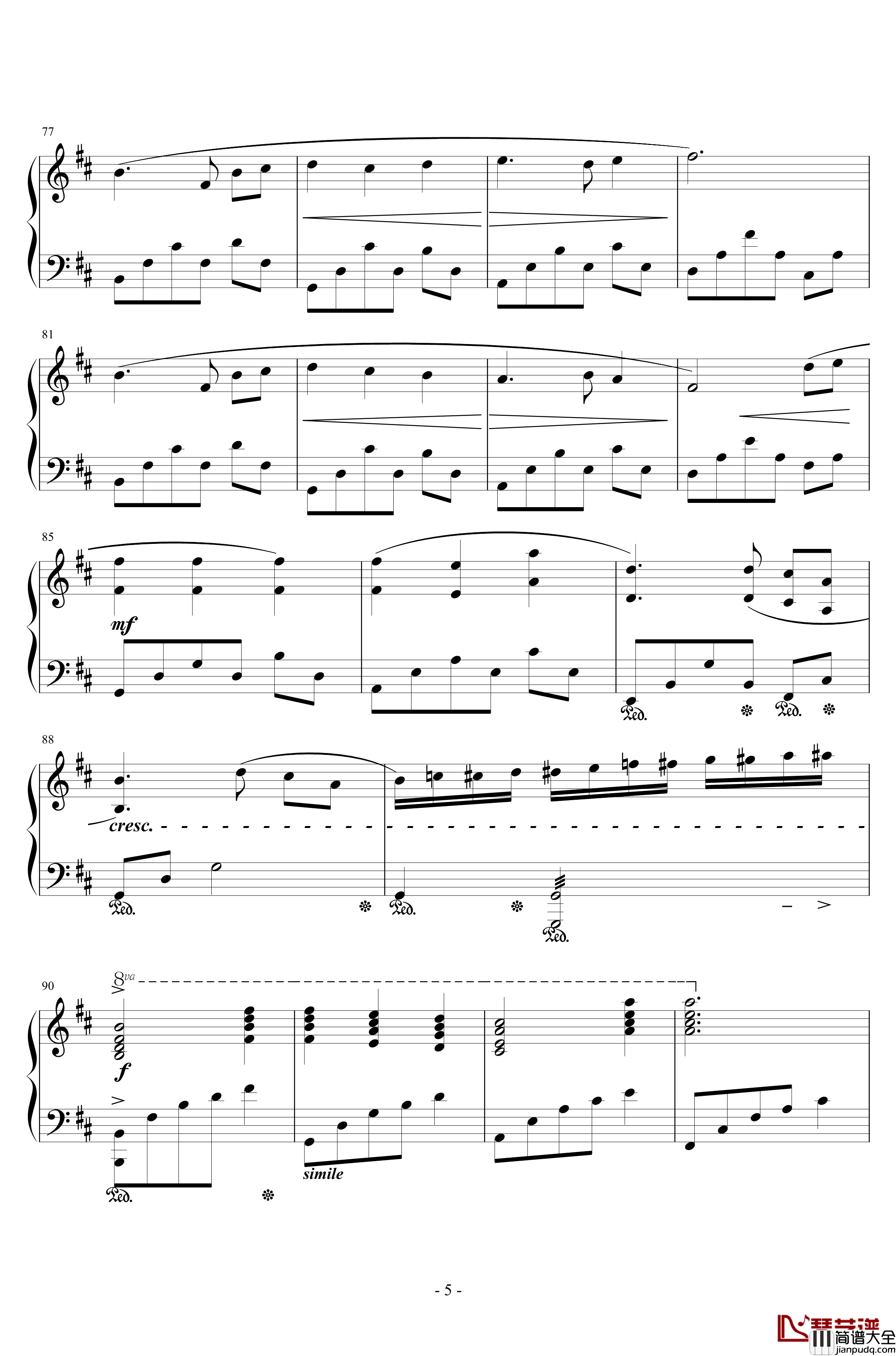 Zanarkand钢琴谱_浜口史郎