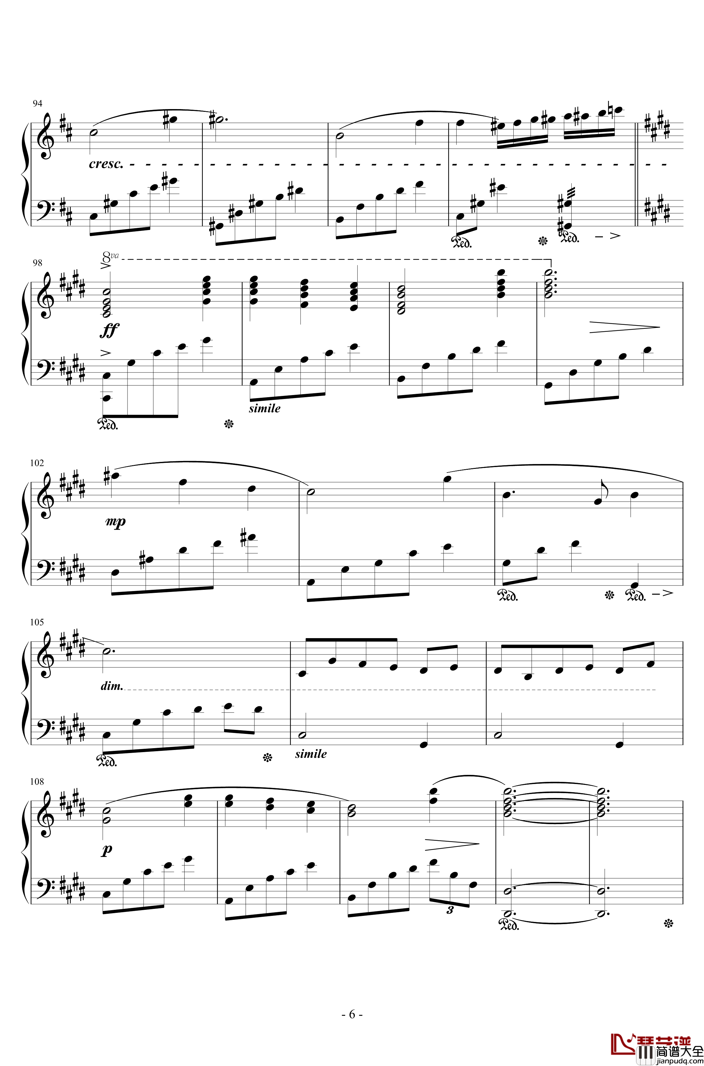 Zanarkand钢琴谱_浜口史郎