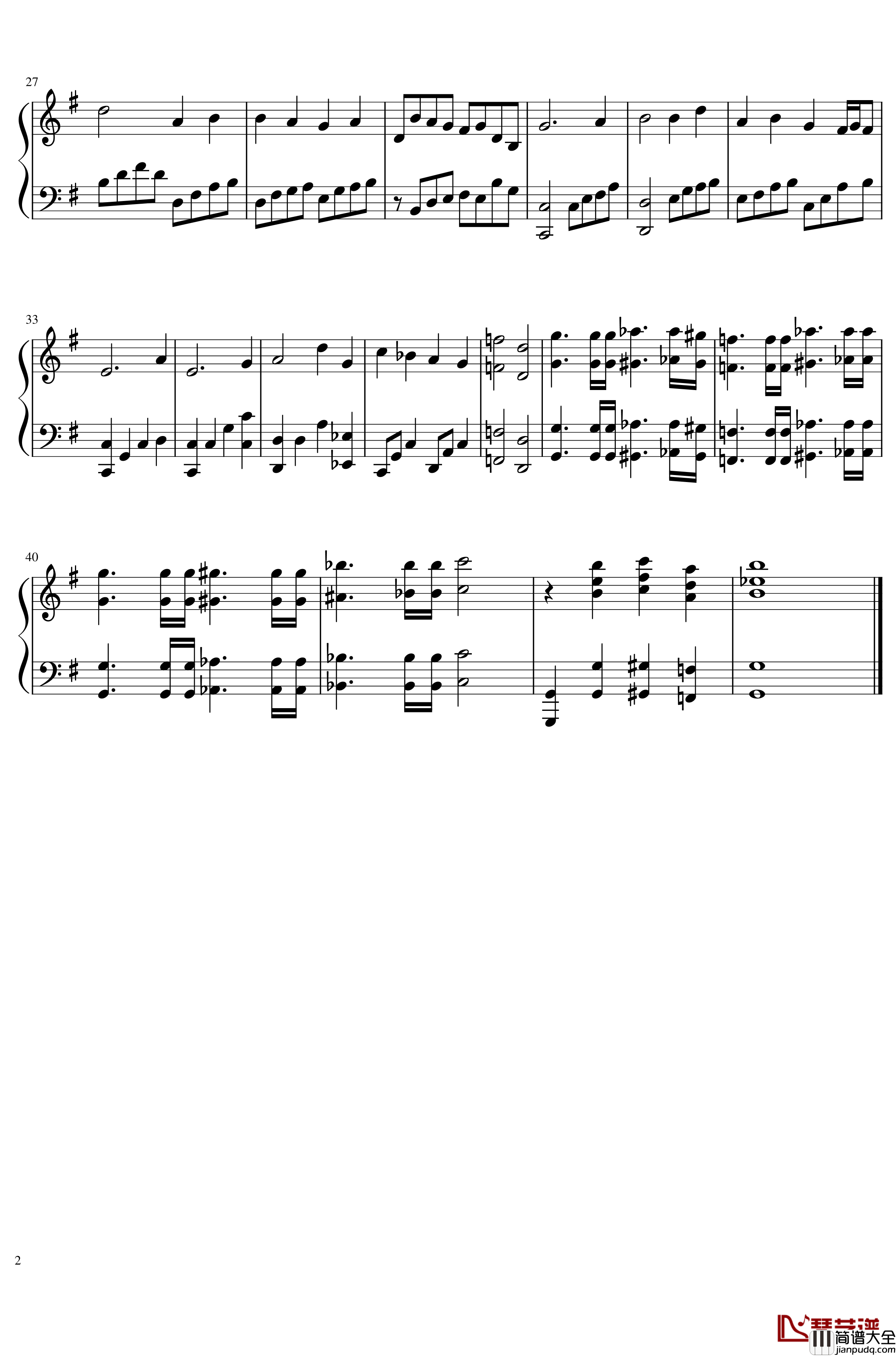 二水战的航迹钢琴谱_二水戦の航跡_大越香里