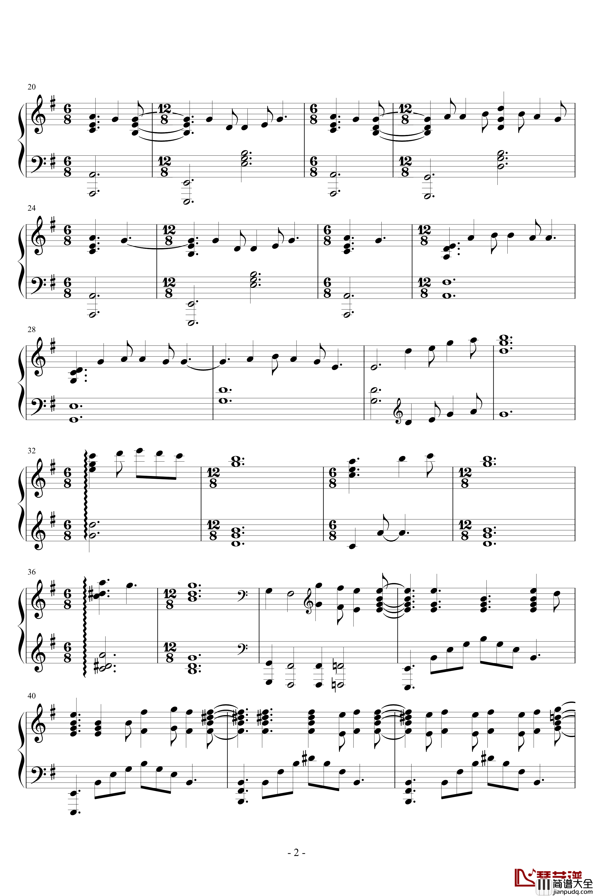 There’s_a_lot_of_cool_chicks_out_there钢琴谱_跳音版_Taylor_Swift