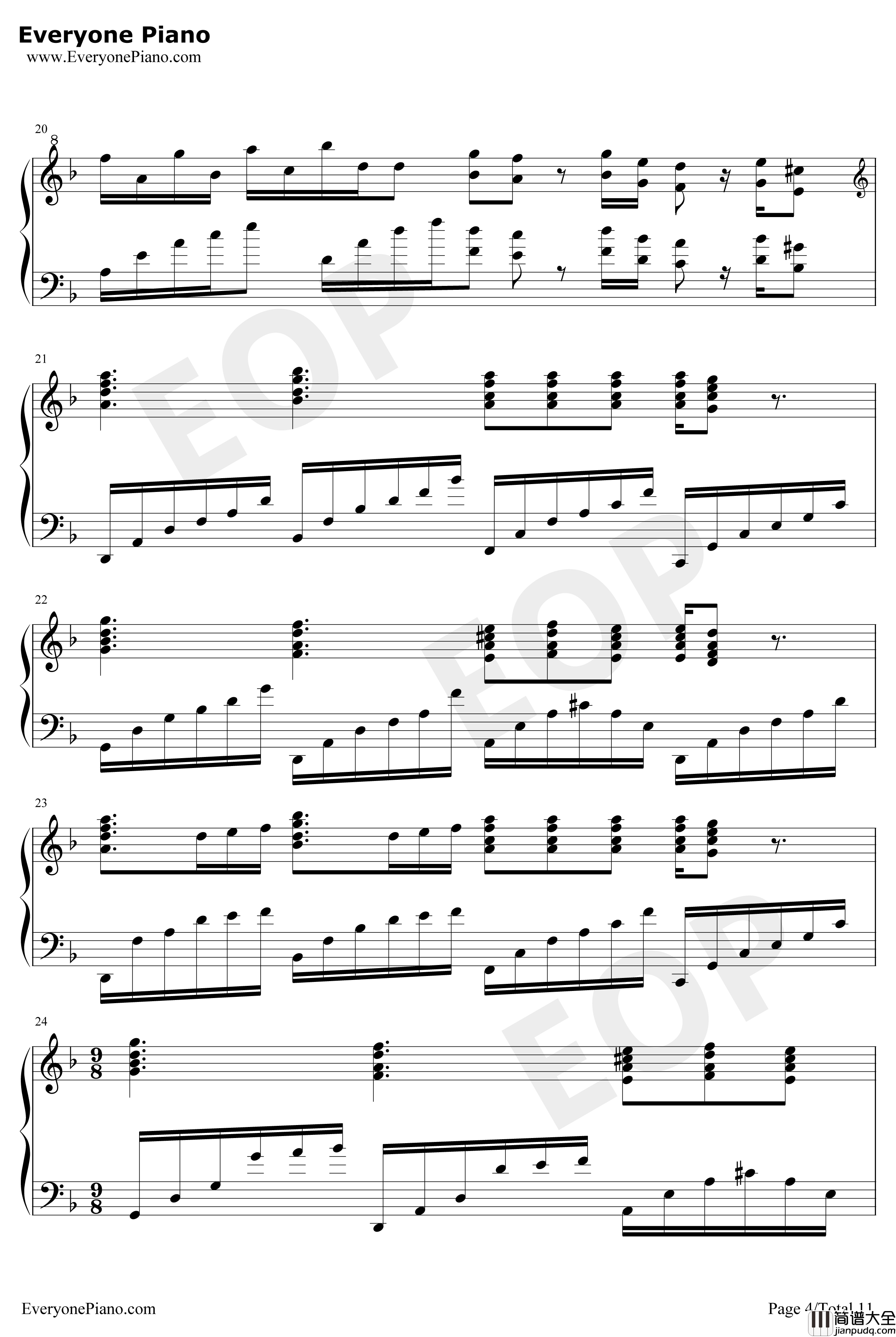 Hesa_Pirate钢琴谱_KlausBadeltHansZimmer_完美版_加勒比海盗