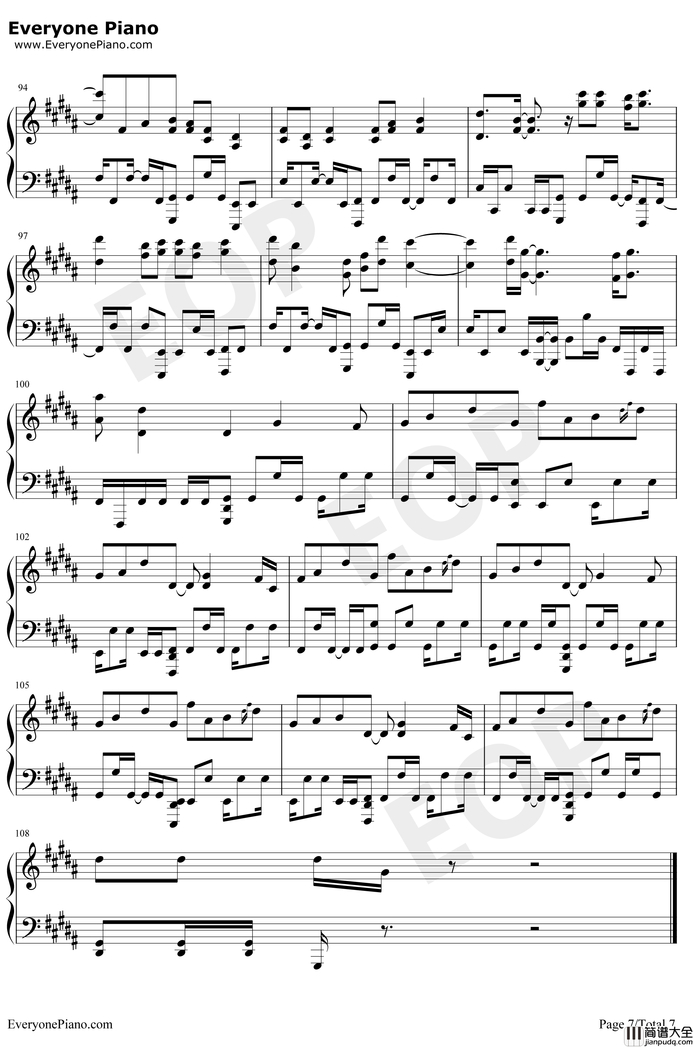 Amazing_Trees钢琴谱_泽野弘之