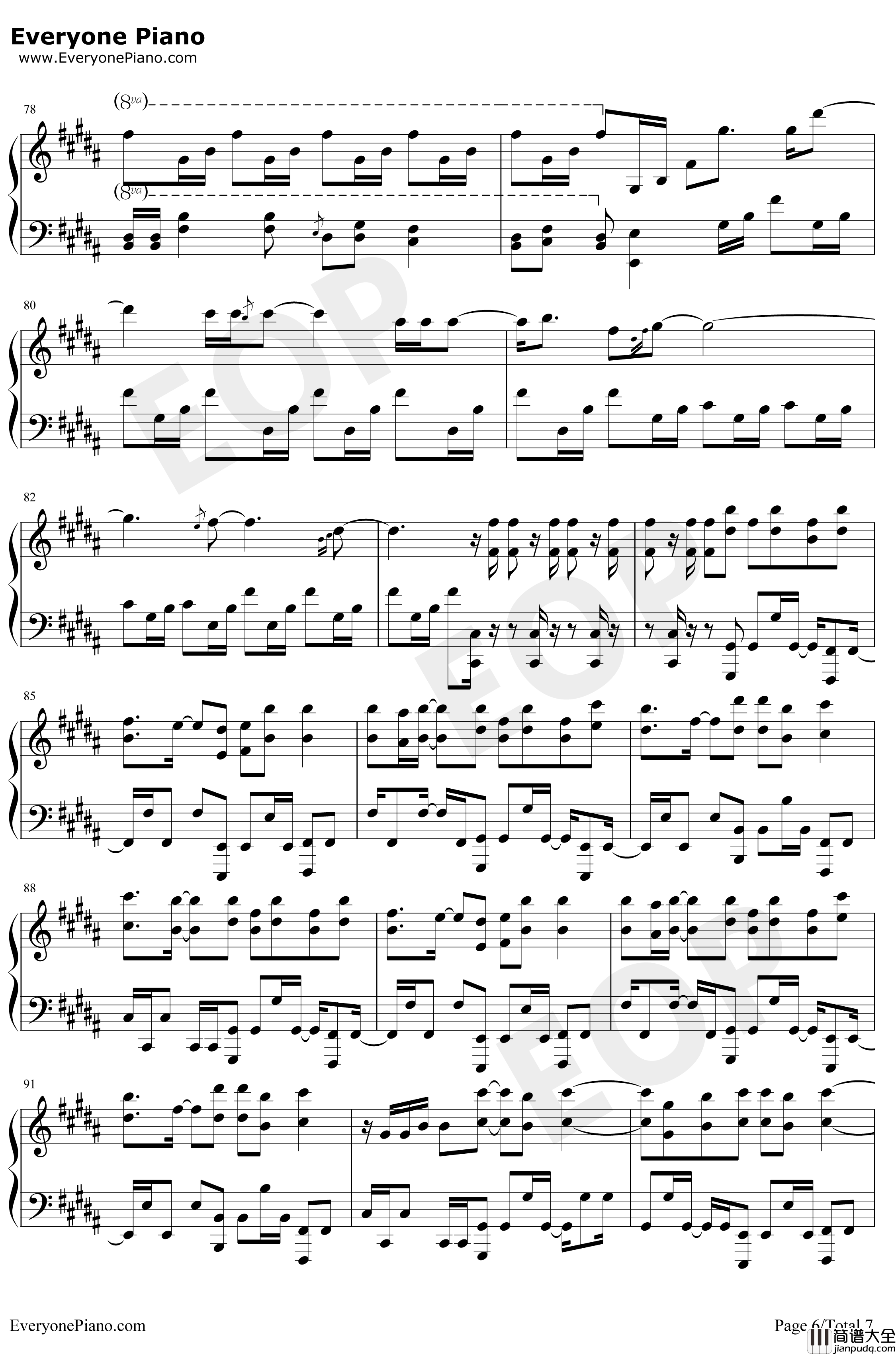 Amazing_Trees钢琴谱_泽野弘之