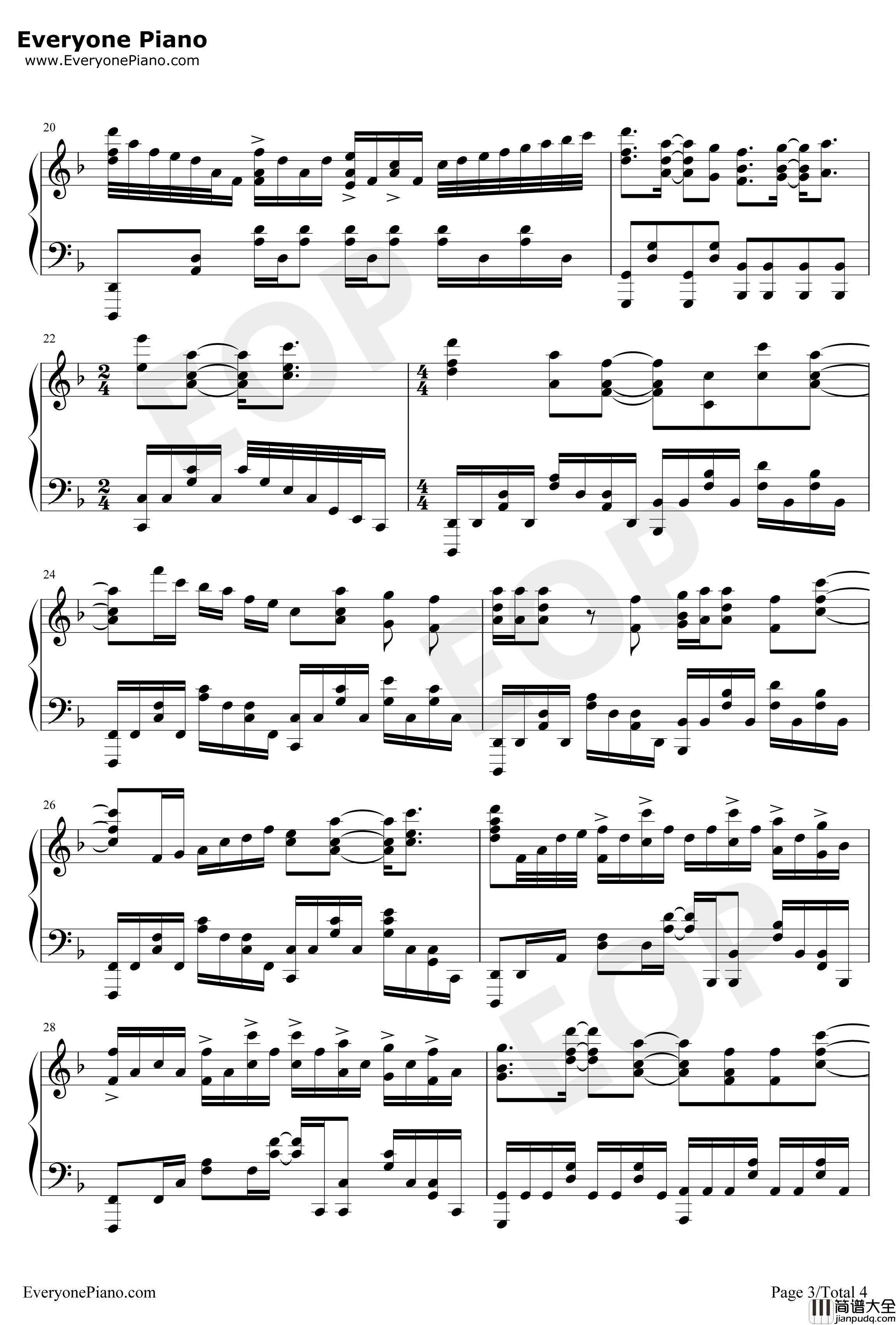 KNOCK_on_the_CORE钢琴谱_Know_Name_FairygoneOP