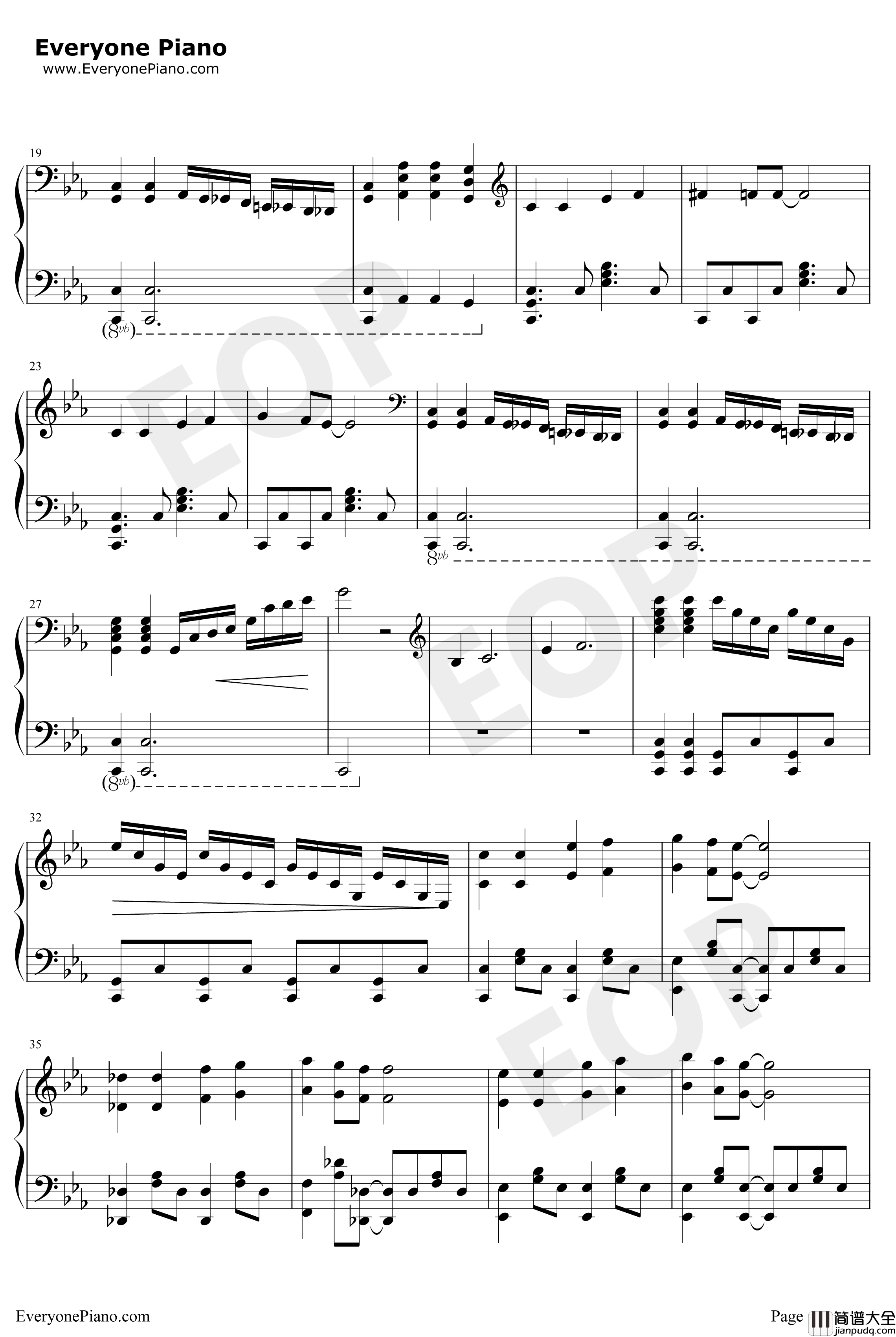 静寂のアポストル钢琴谱_JAMProject_一拳超人第二季OP