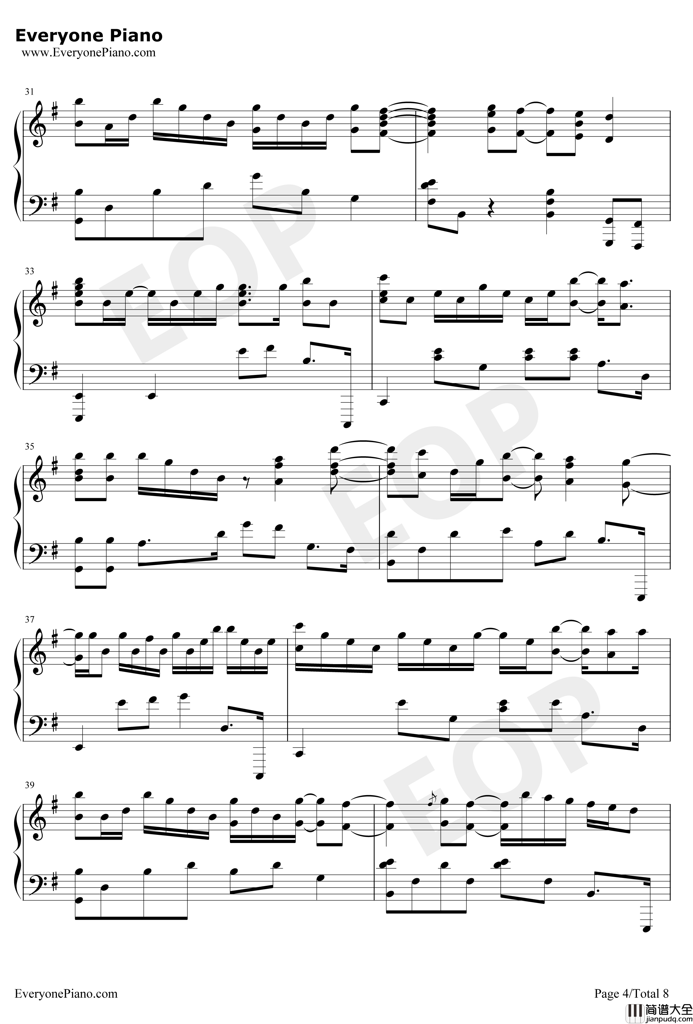 In_and_Out_of_Love钢琴谱_Arminvan_Buuren_Sharonden_Adel