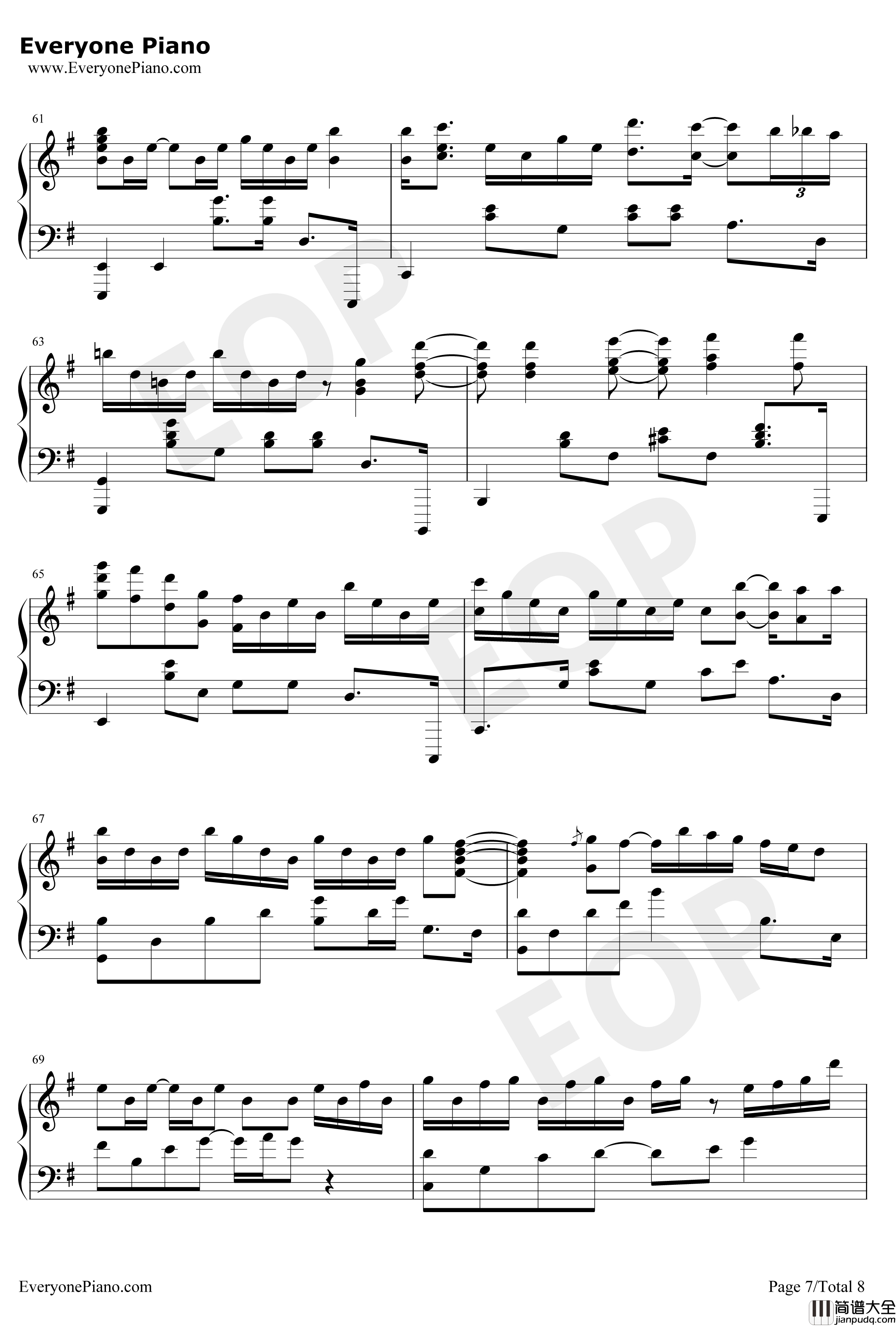 In_and_Out_of_Love钢琴谱_Arminvan_Buuren_Sharonden_Adel