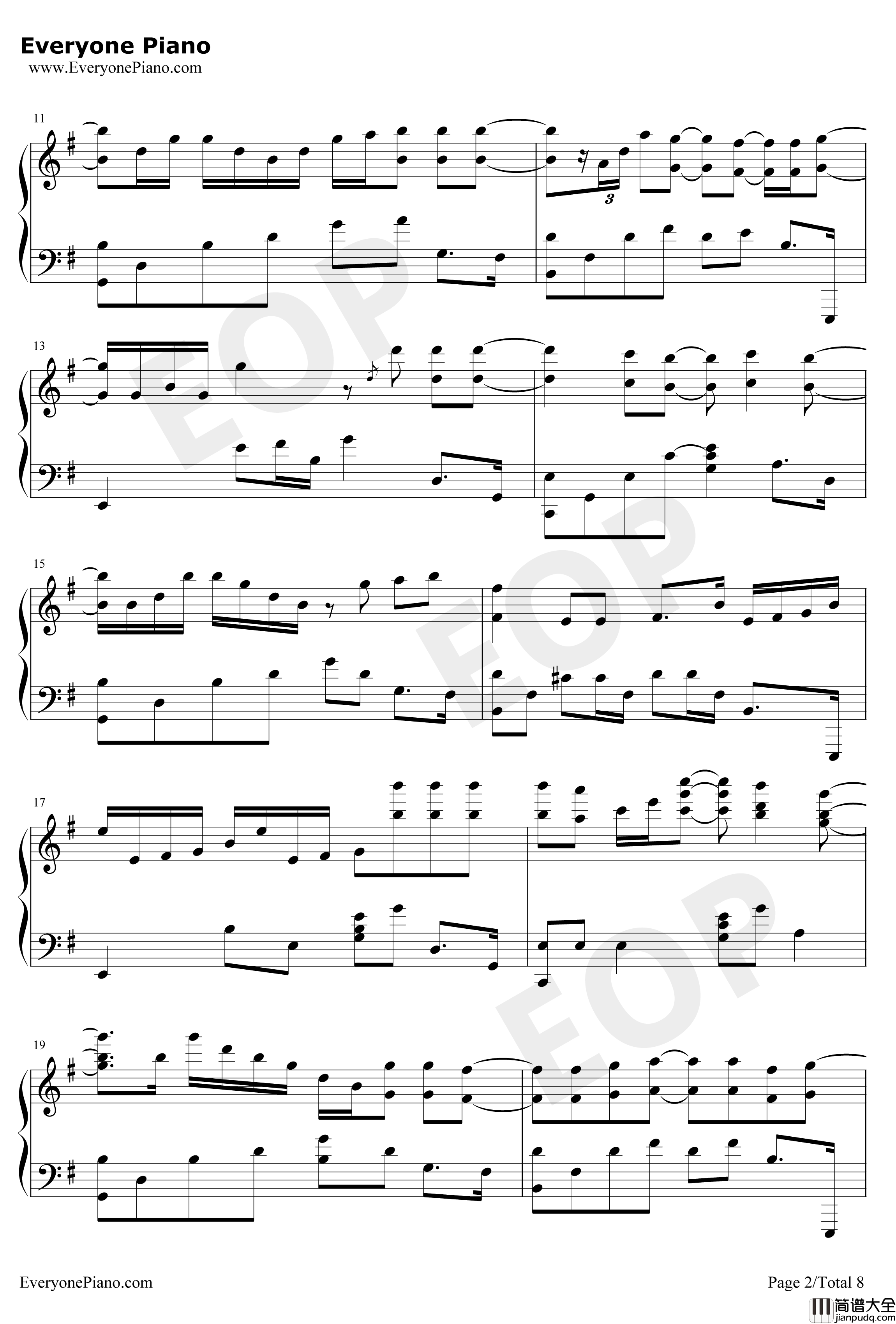 In_and_Out_of_Love钢琴谱_Arminvan_Buuren_Sharonden_Adel