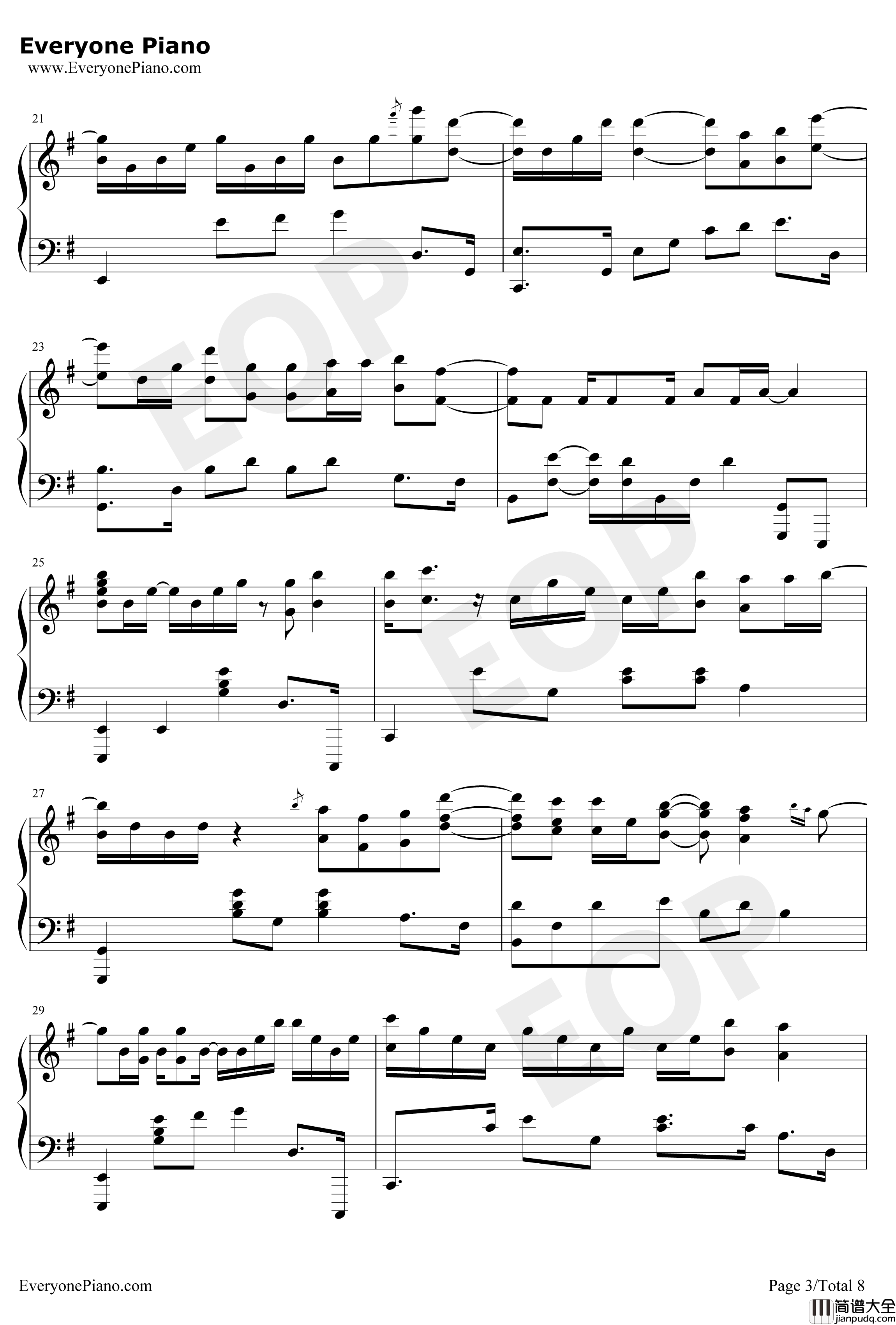 In_and_Out_of_Love钢琴谱_Arminvan_Buuren_Sharonden_Adel