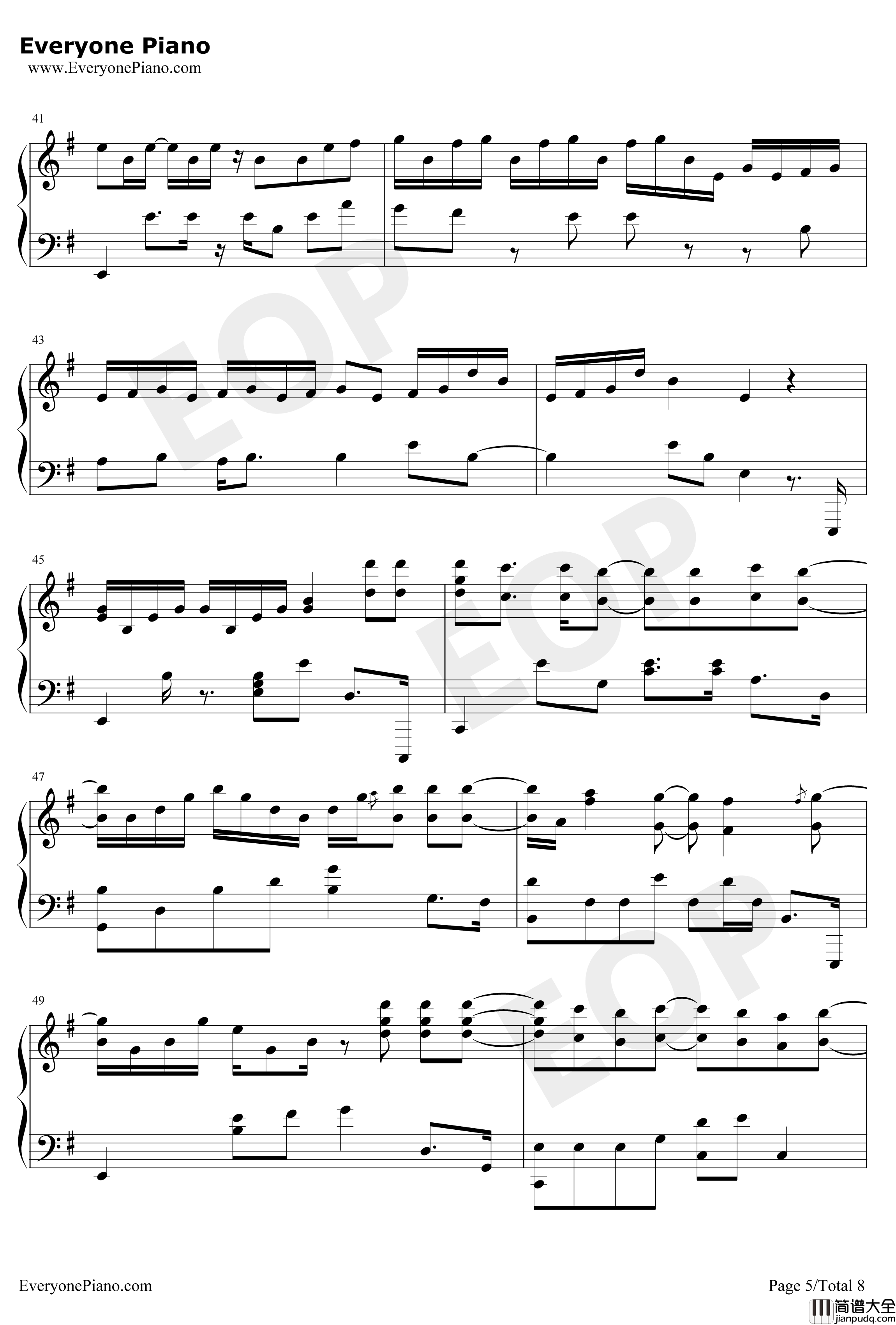 In_and_Out_of_Love钢琴谱_Arminvan_Buuren_Sharonden_Adel