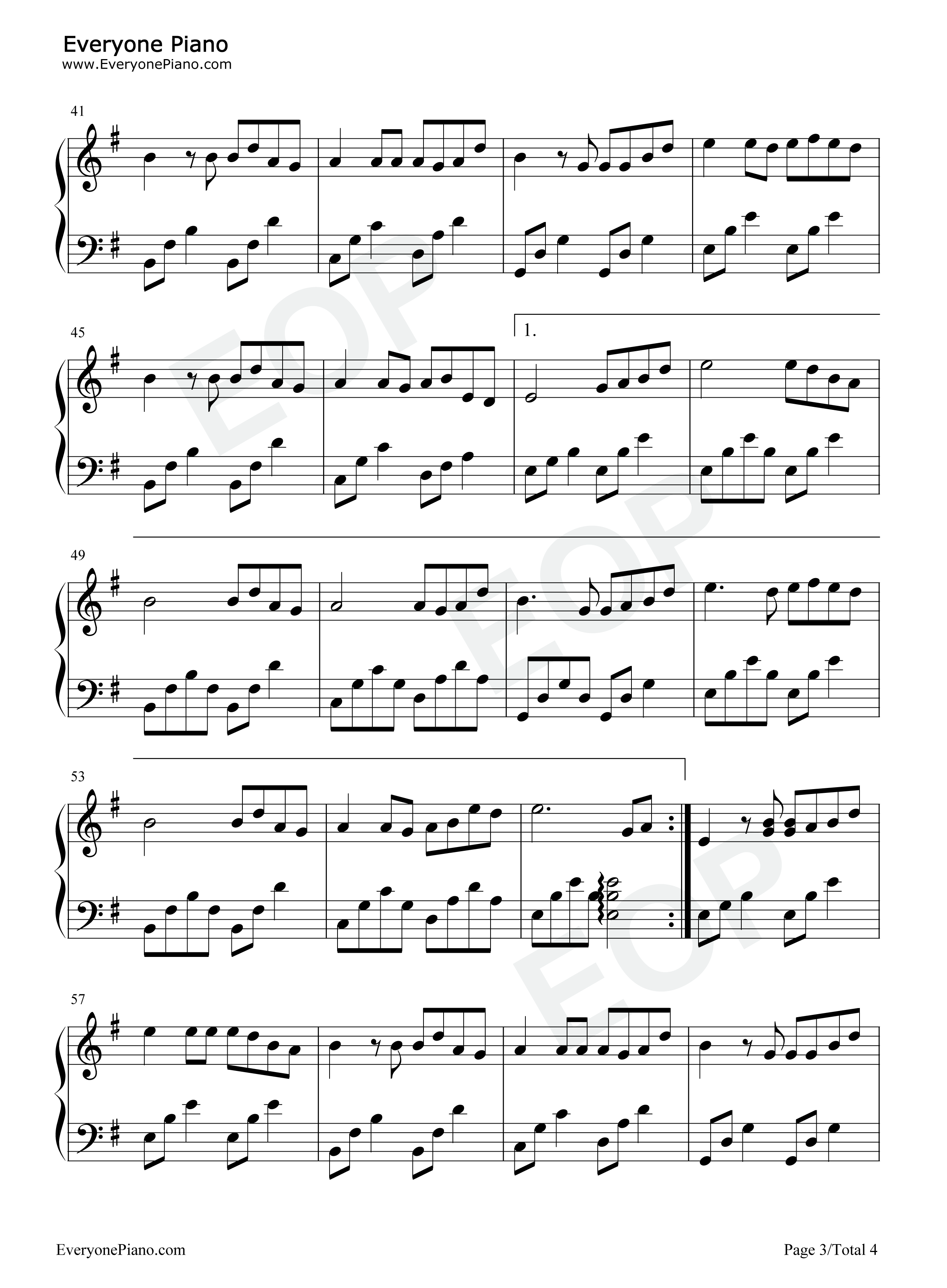 化风行万里钢琴谱_大欢