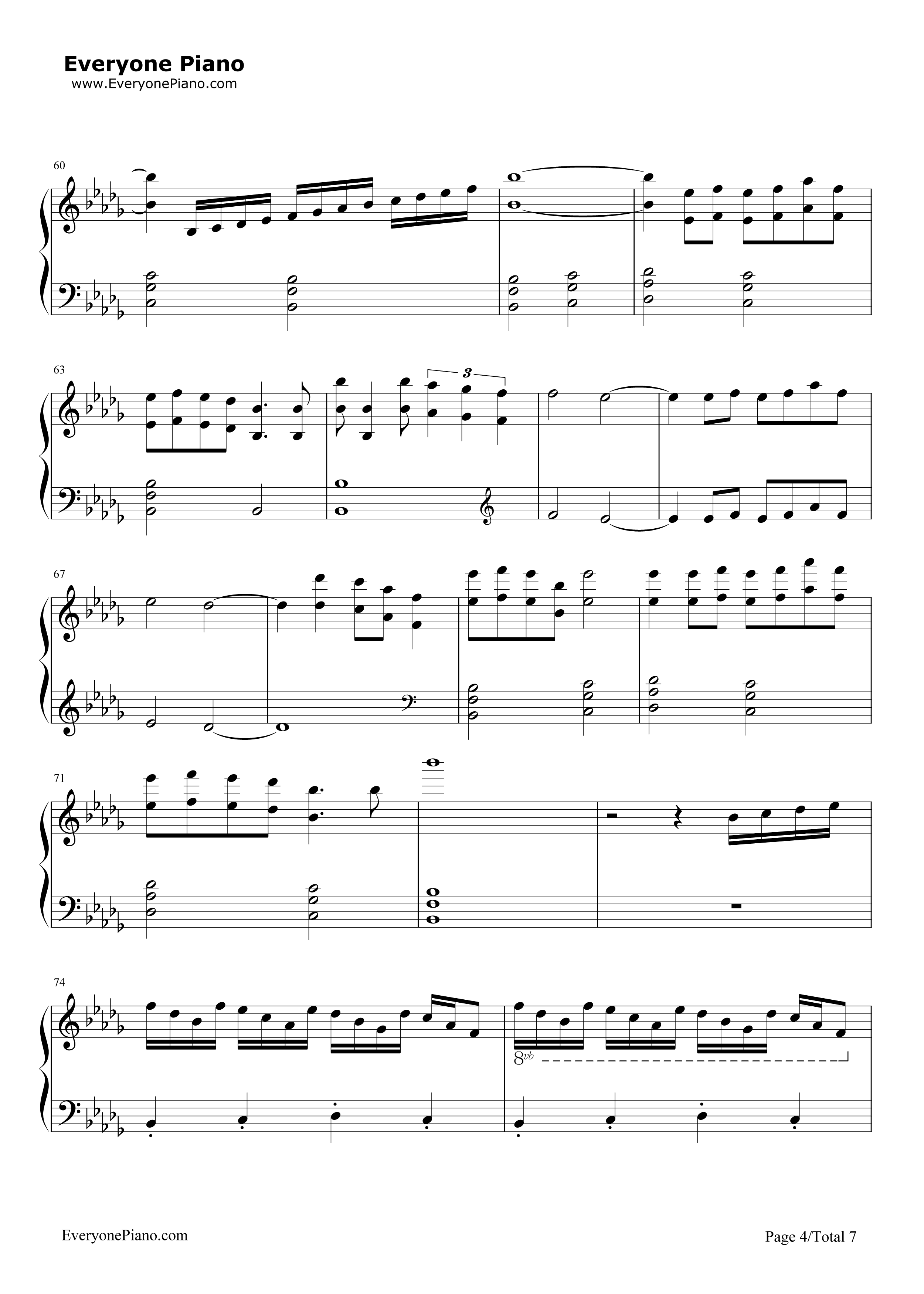 Merry_Christmas_Mr._Lawrence钢琴谱_Hikaru_Utada