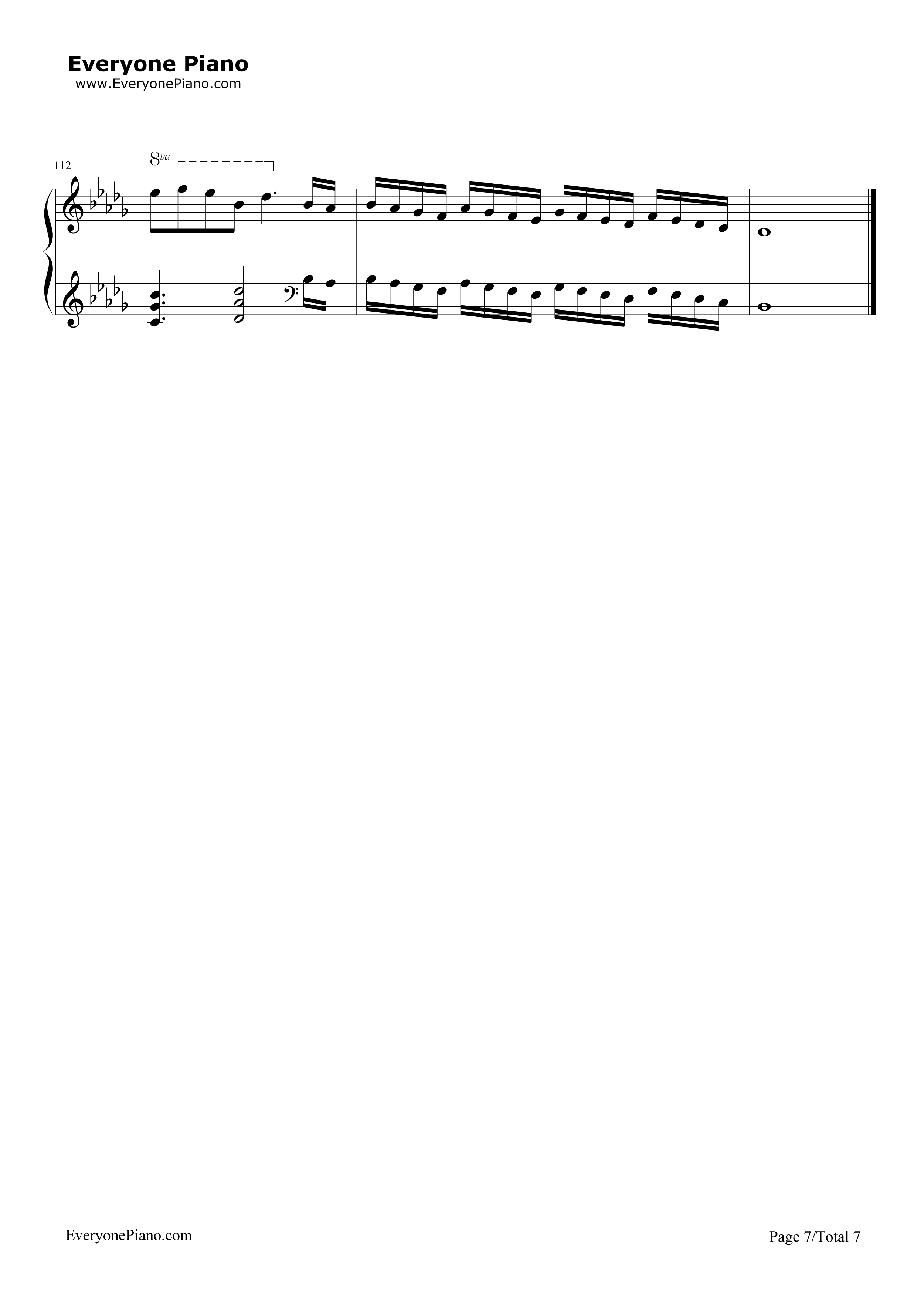 Merry_Christmas_Mr._Lawrence钢琴谱_Hikaru_Utada