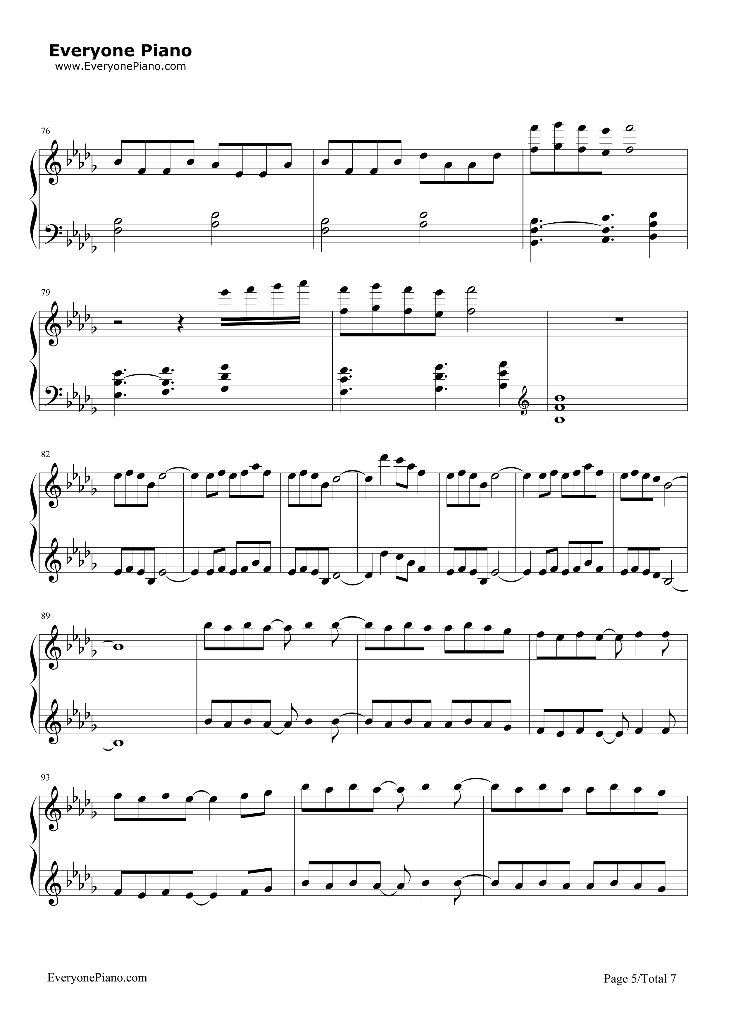 Merry_Christmas_Mr._Lawrence钢琴谱_Hikaru_Utada