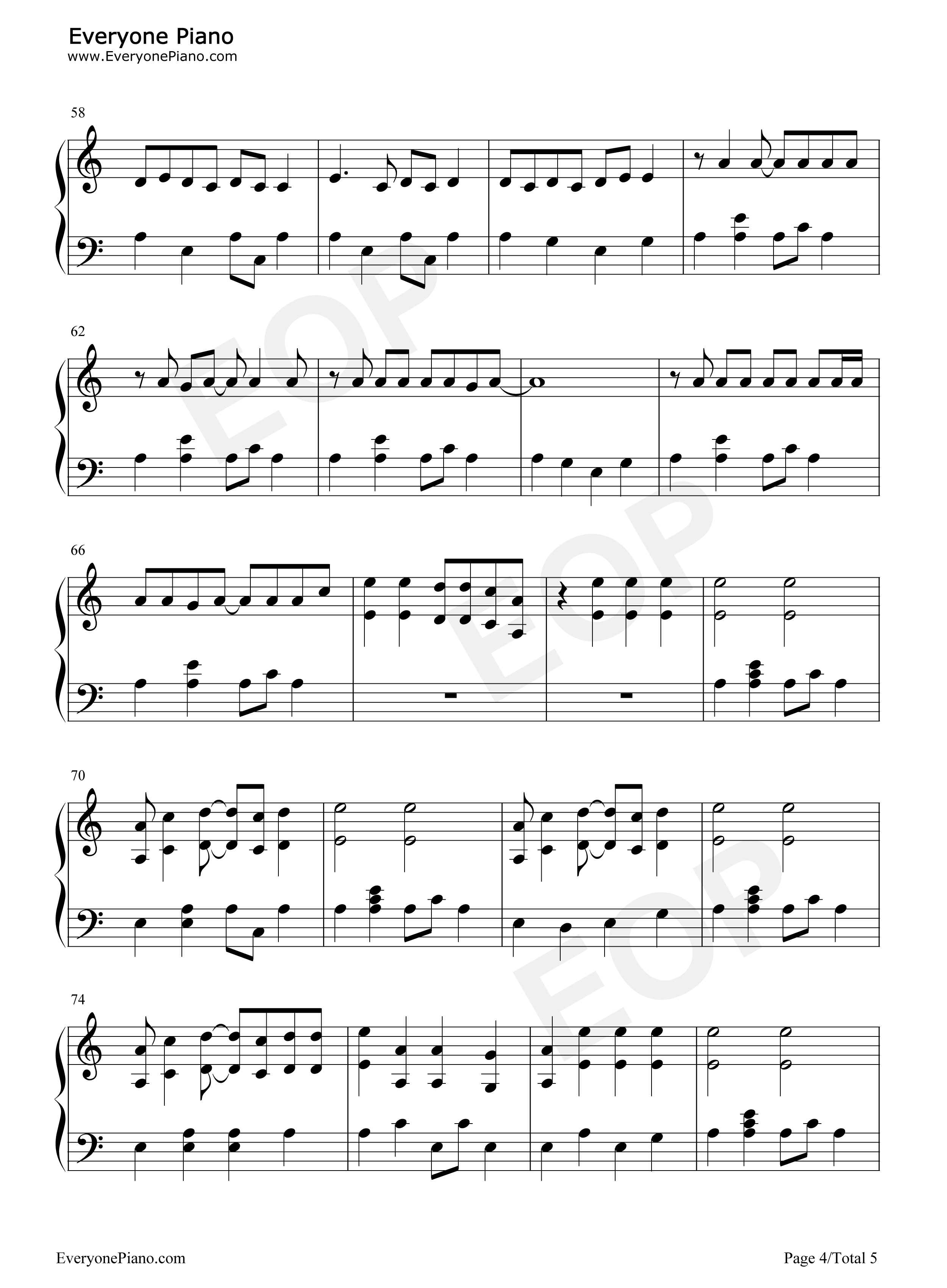 よふかしのうた钢琴谱_Creepy_Nuts