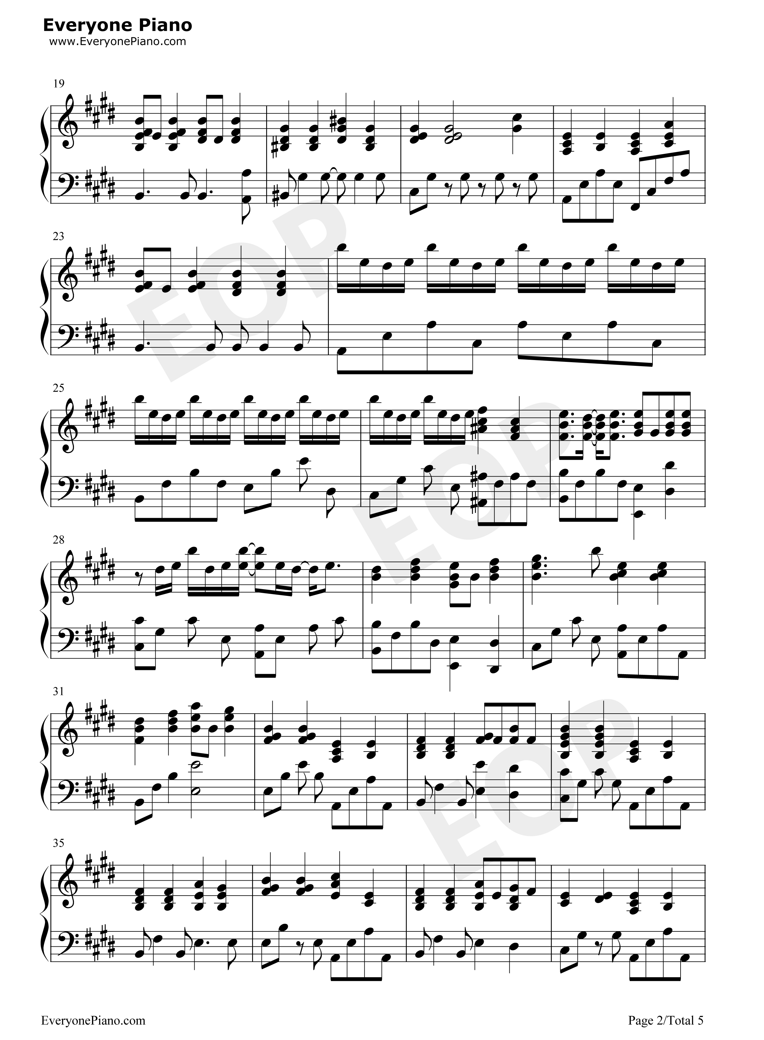 天使たちのメロディー钢琴谱_川岛爱___川嶋あい