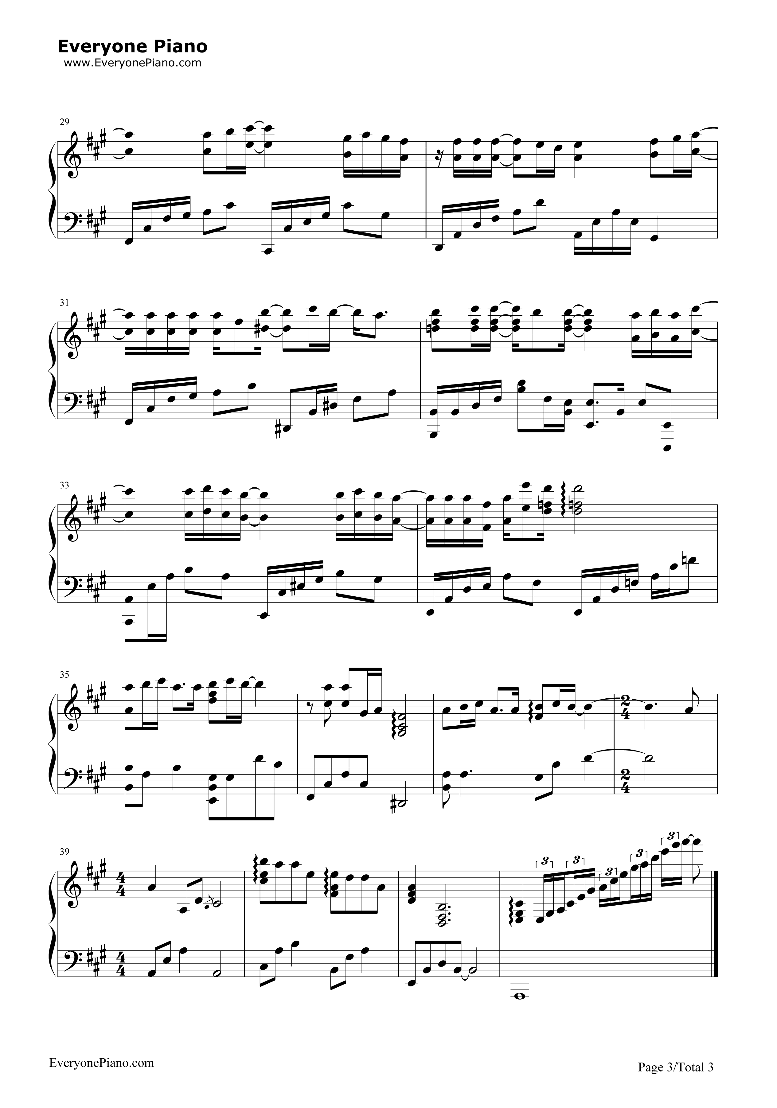 This_Love这份爱钢琴谱_Davichi