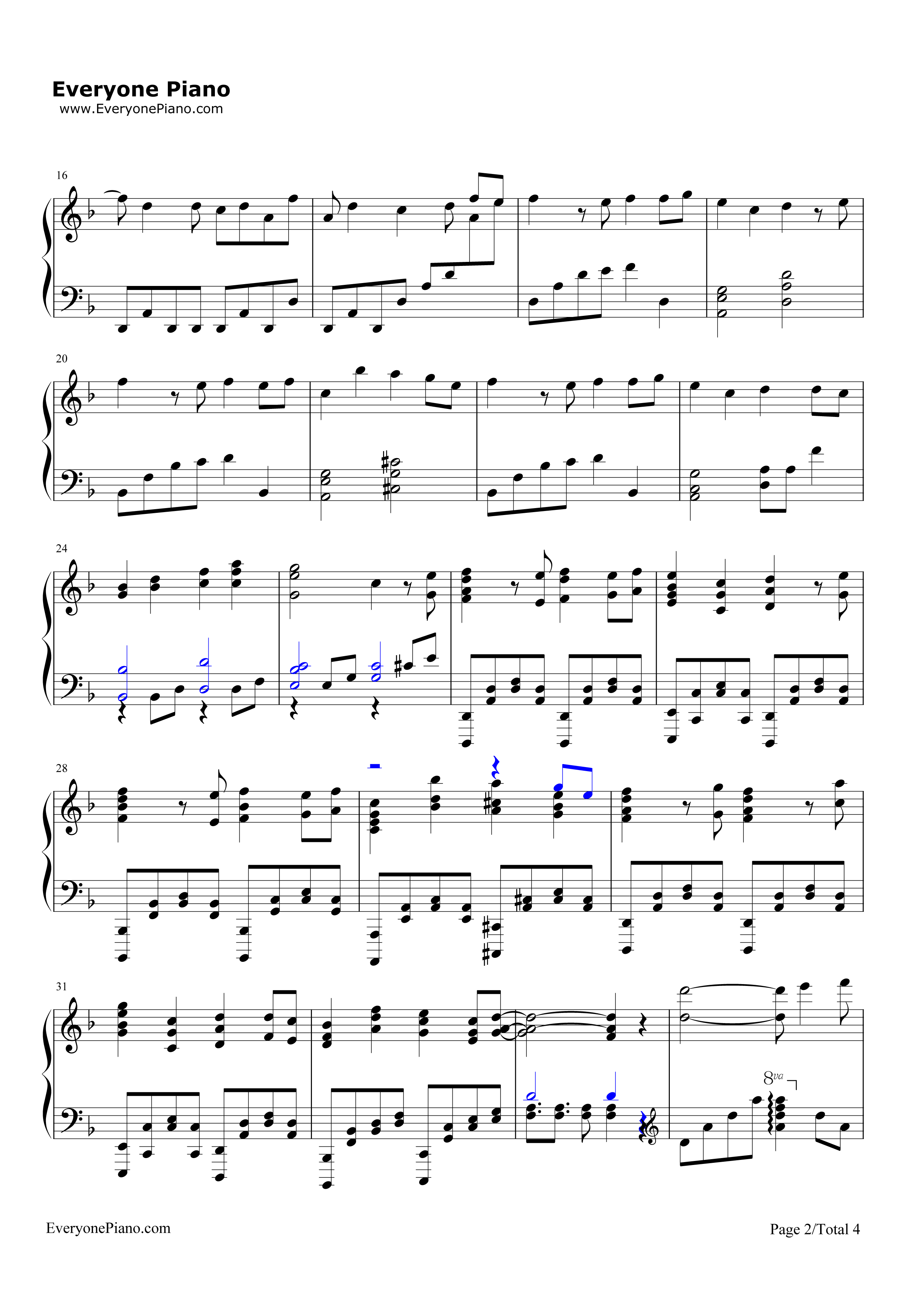 不安定な神様钢琴谱_Suara