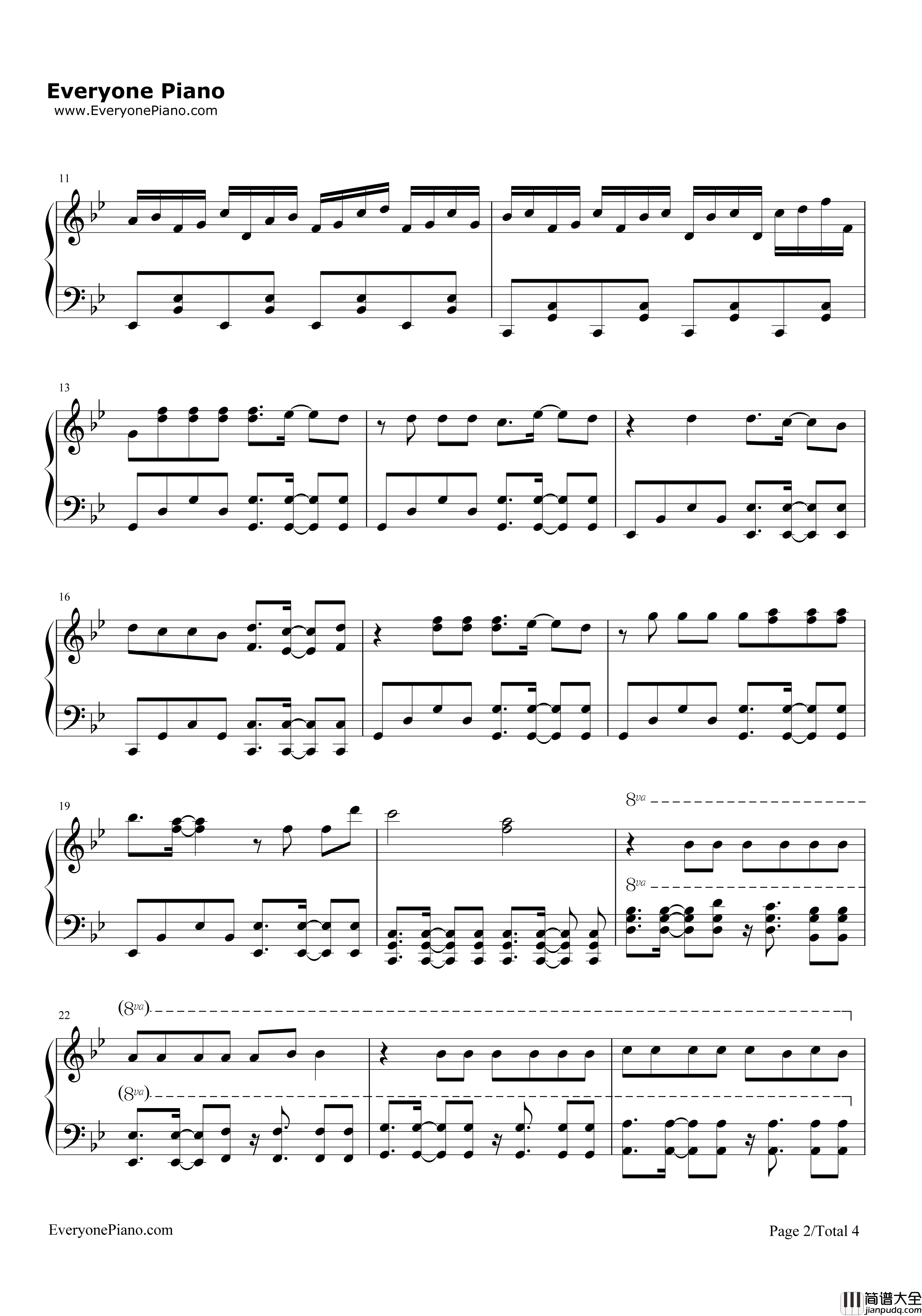 The_Asterisk_War钢琴谱_西泽幸奏