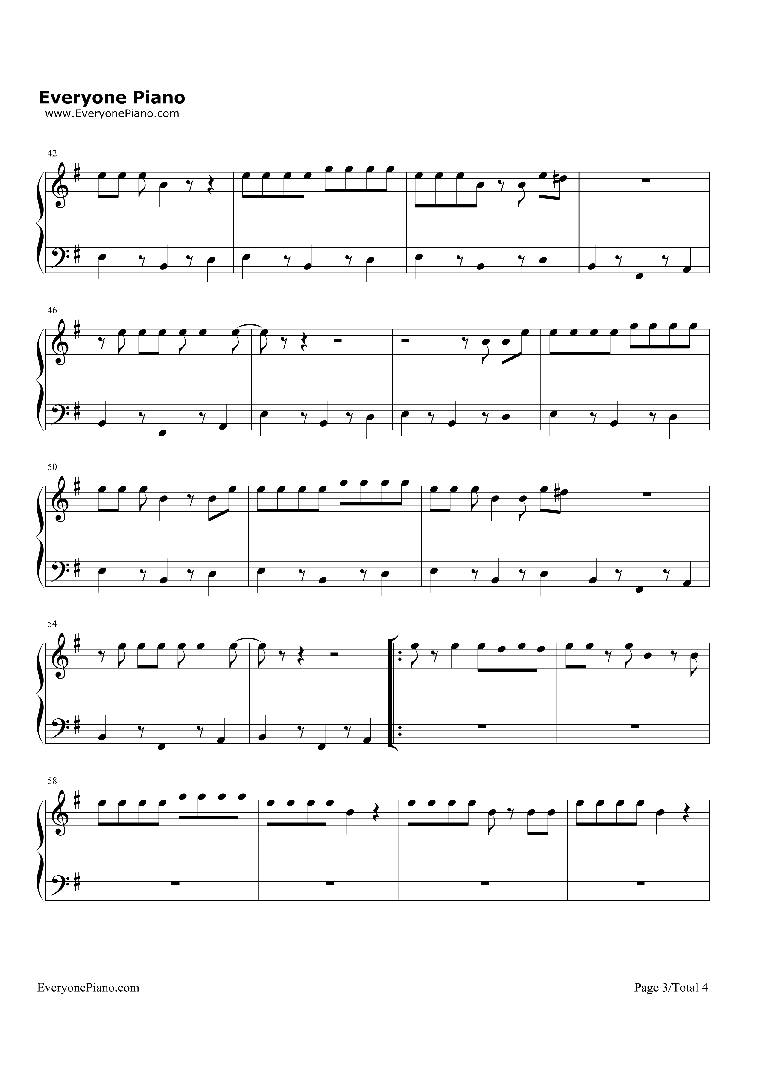 Ex's_&_Oh's钢琴谱_Elle_King