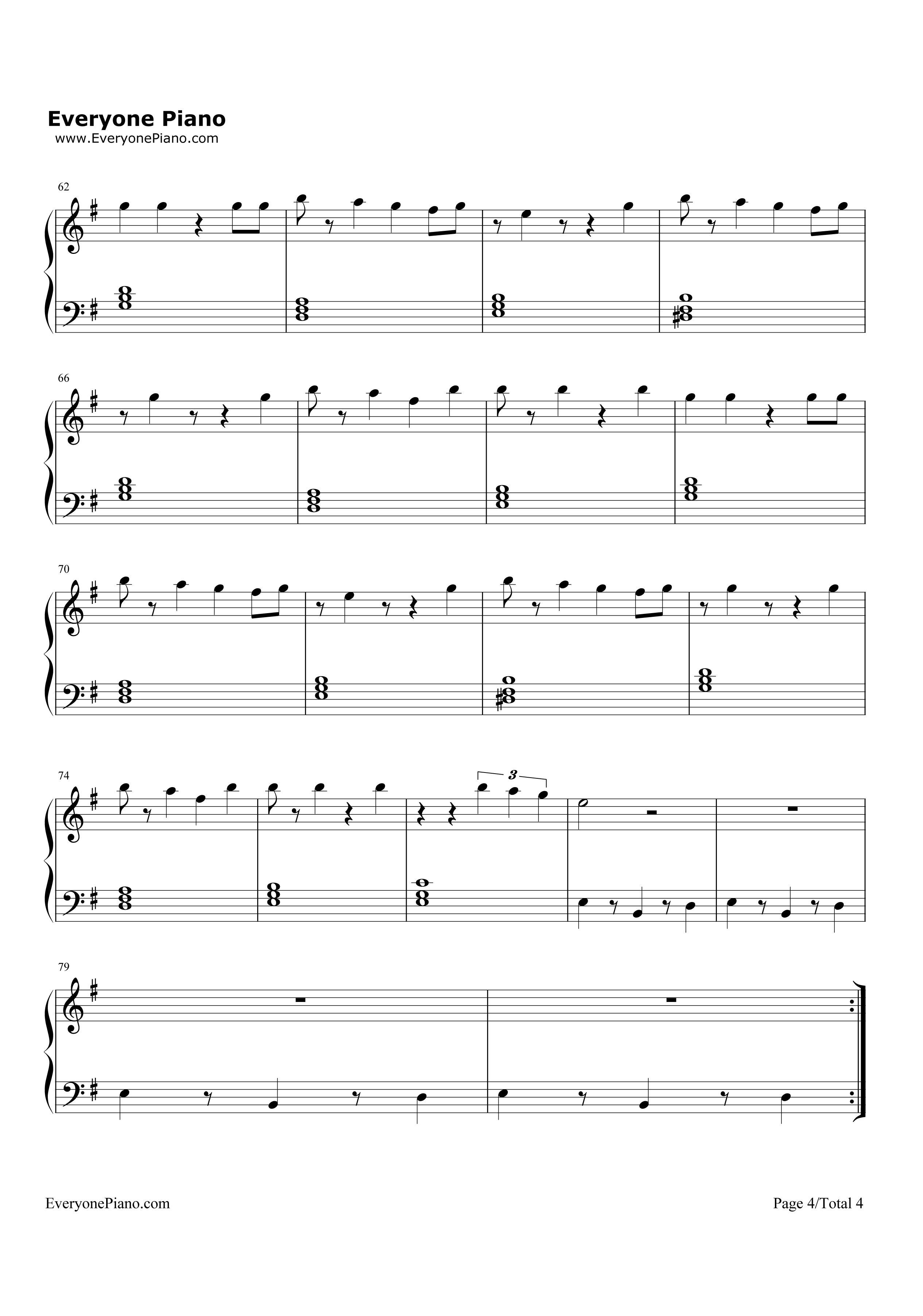 Ex's_&_Oh's钢琴谱_Elle_King