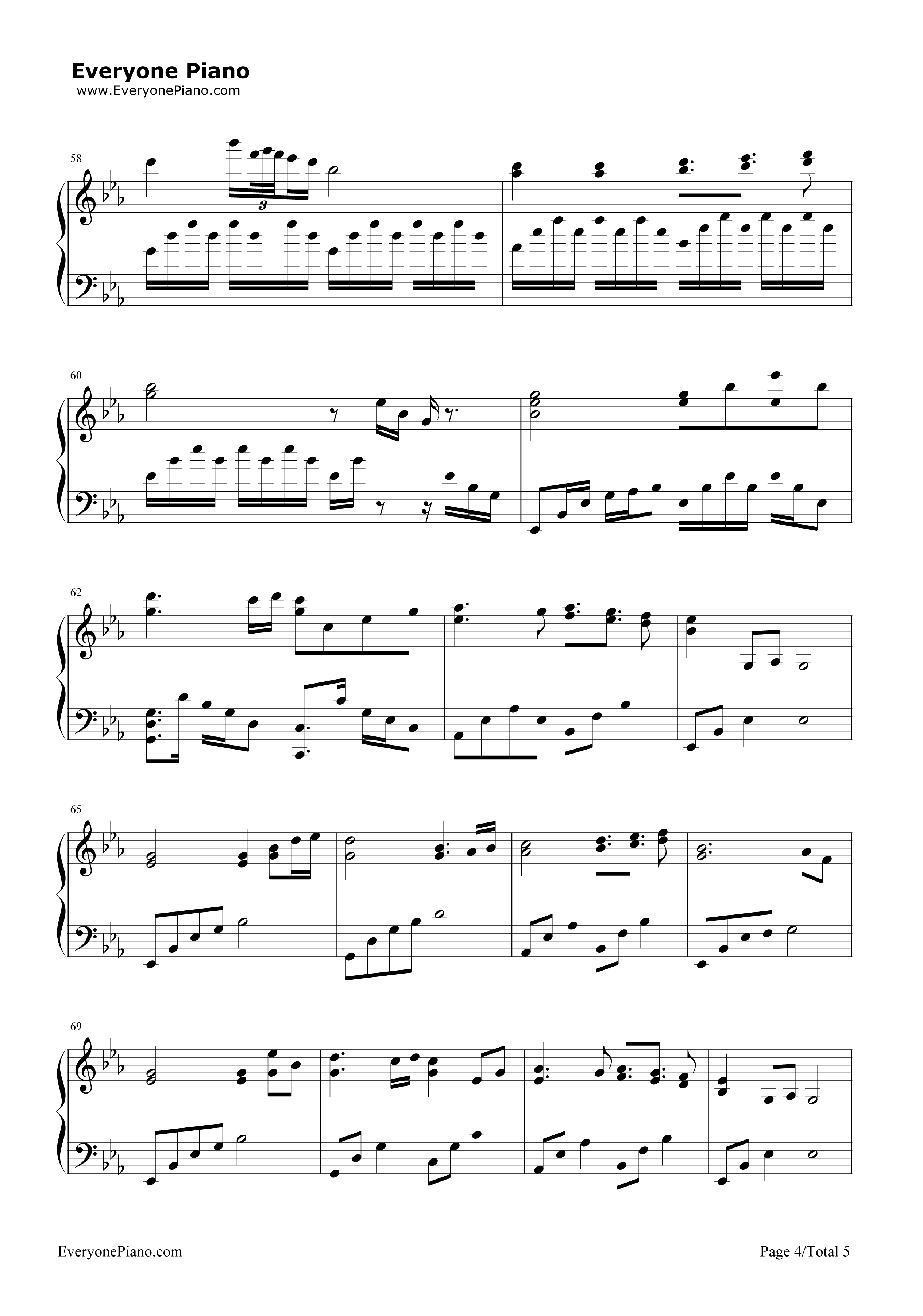 爸爸钢琴谱_鸟叔(PSY)