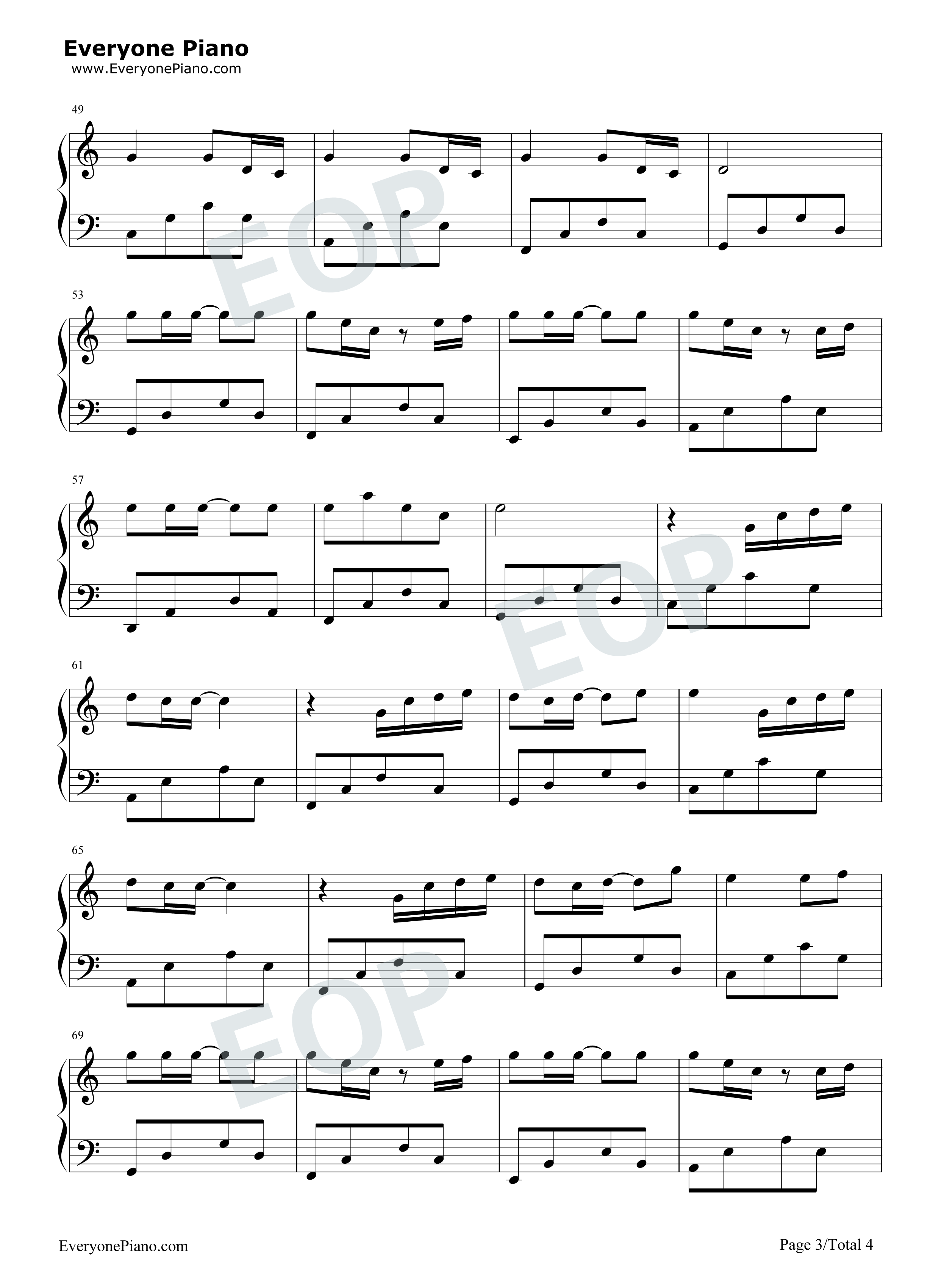 菊次郎的夏天钢琴谱_久石让_Hayao_Miyazaki