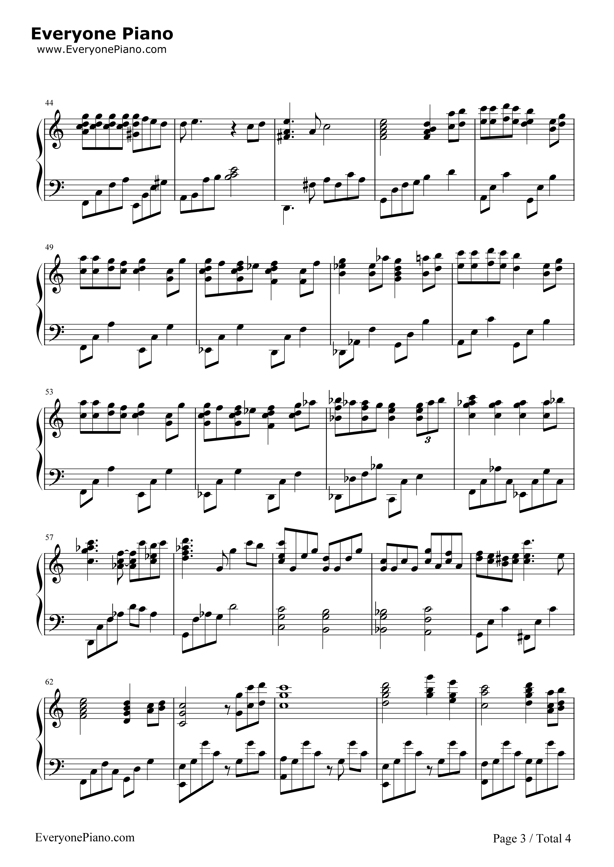 那一天的河川钢琴谱_久石让__Joe_Hisaishi_宫崎骏