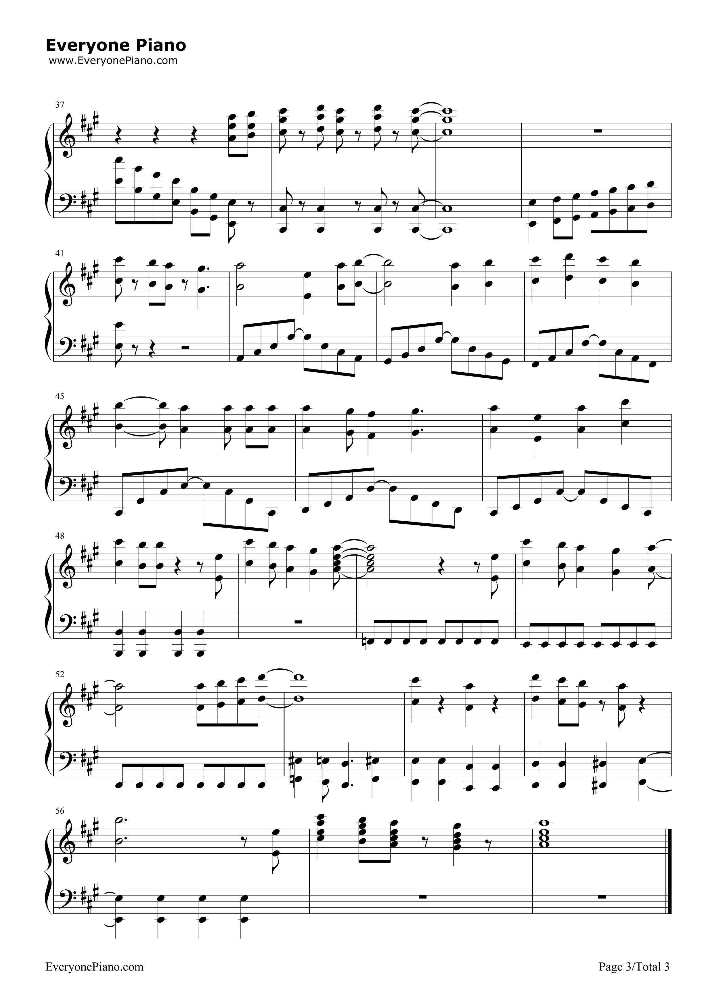 Sweet_Sensation钢琴谱_村川梨衣