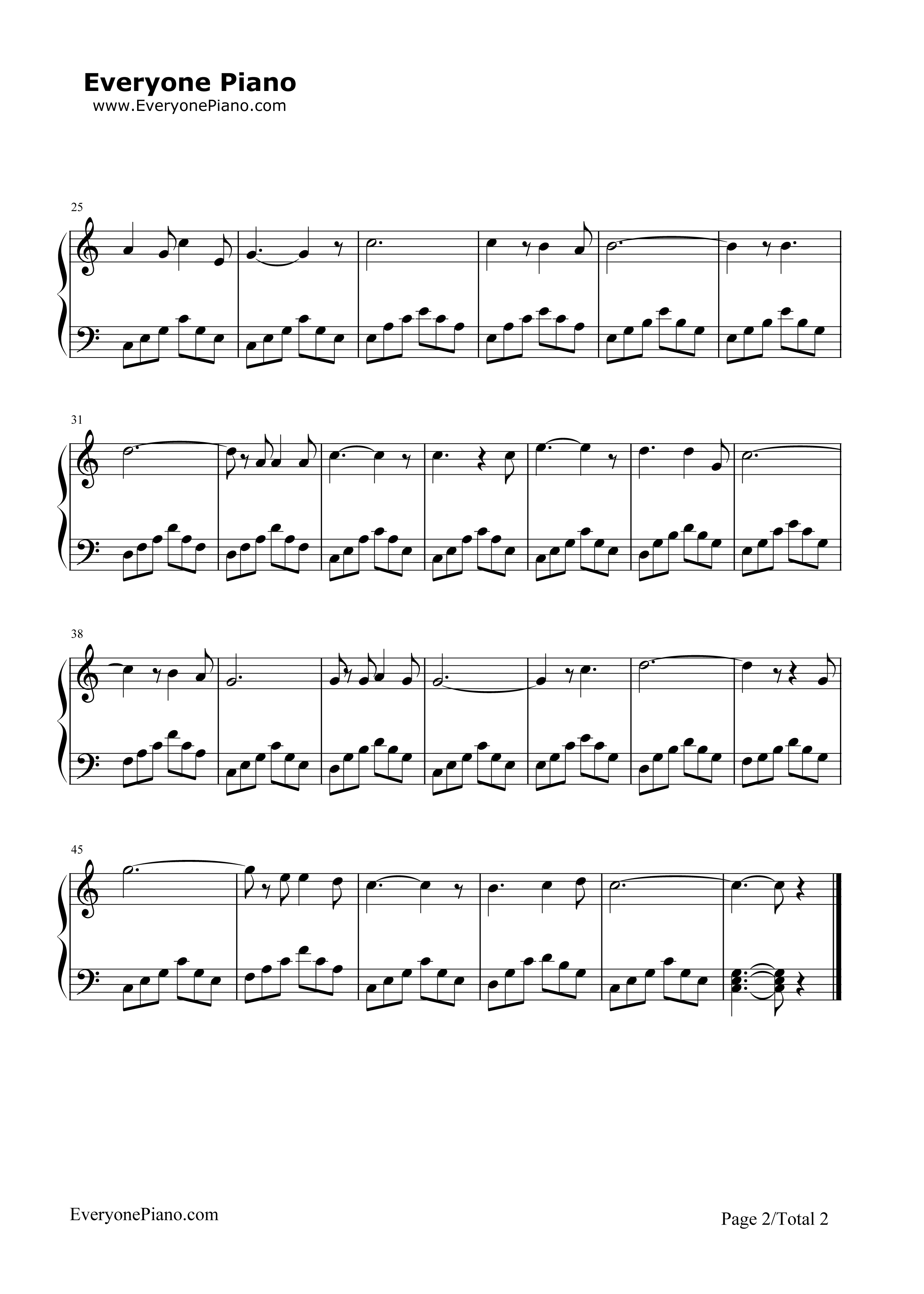 O_Holy_Night钢琴谱_Adolphe_Adam__阿道夫·亚当