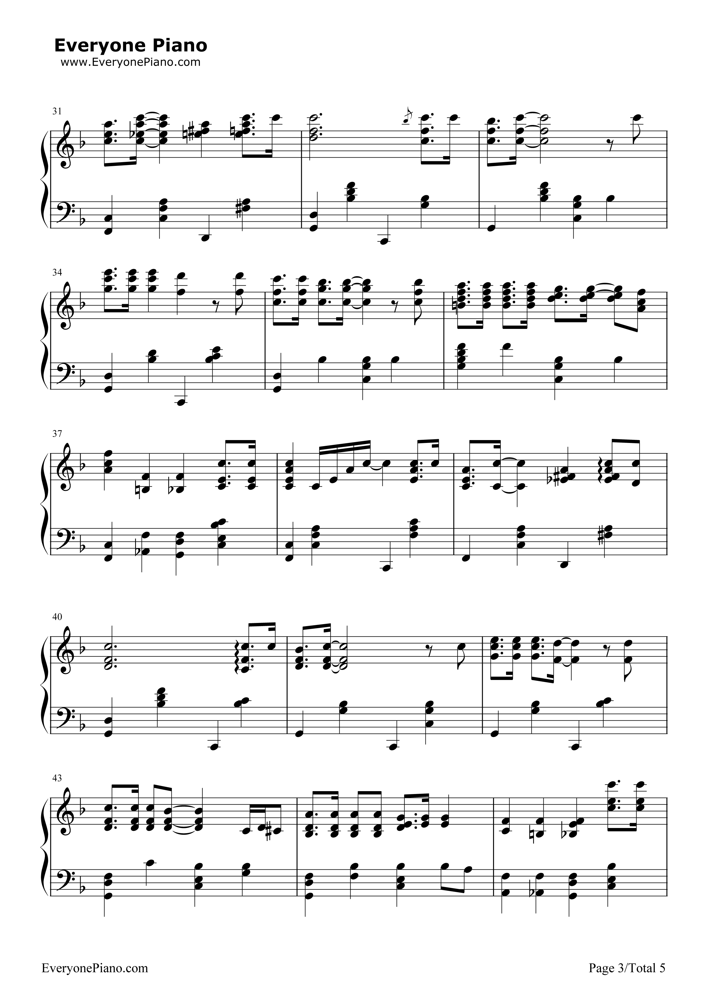 Winter_Wonderland钢琴谱_珠儿__Jewel