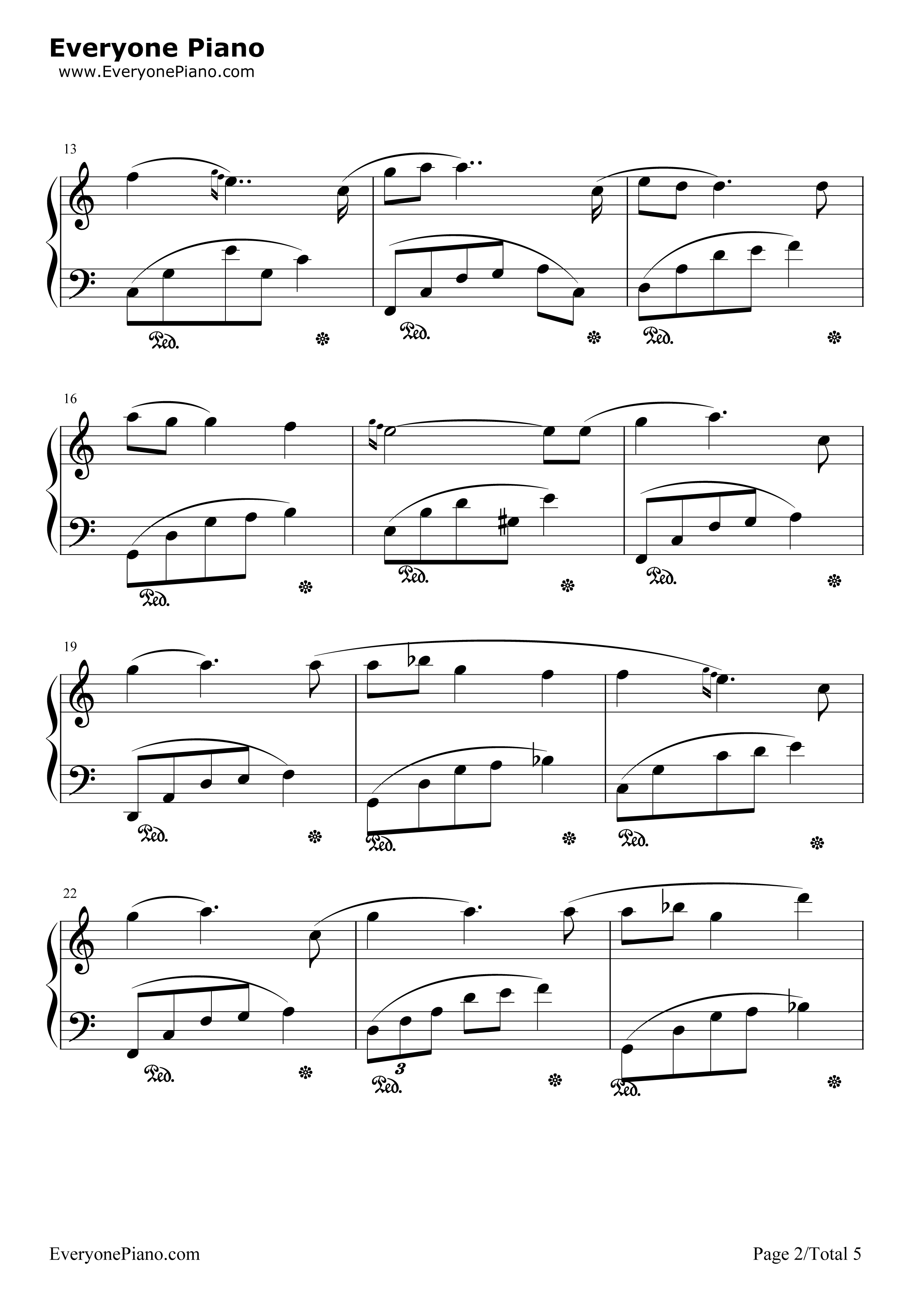 皮尔之街Pier_Amenue钢琴谱_班得瑞