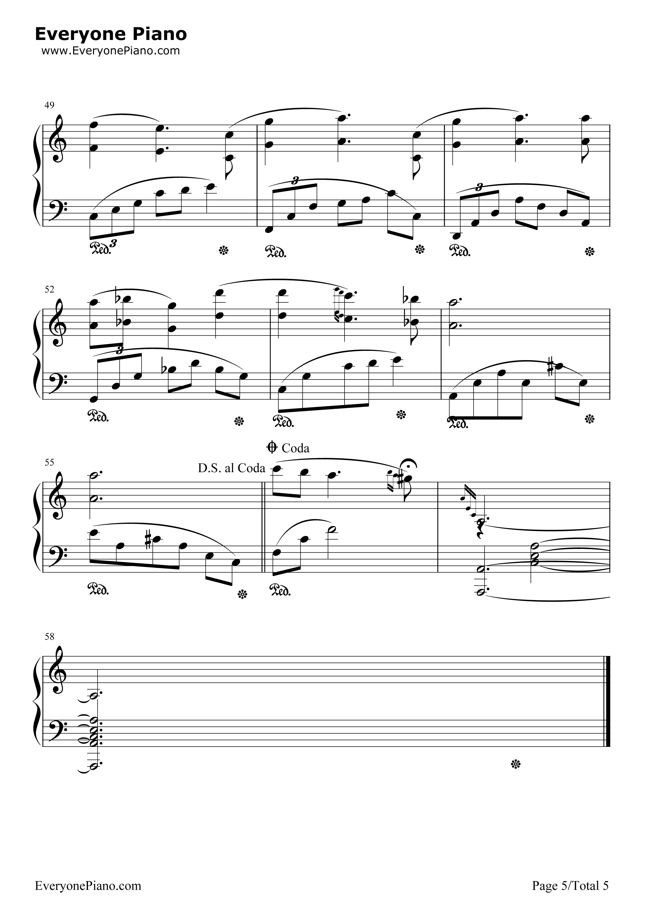 皮尔之街Pier_Amenue钢琴谱_班得瑞