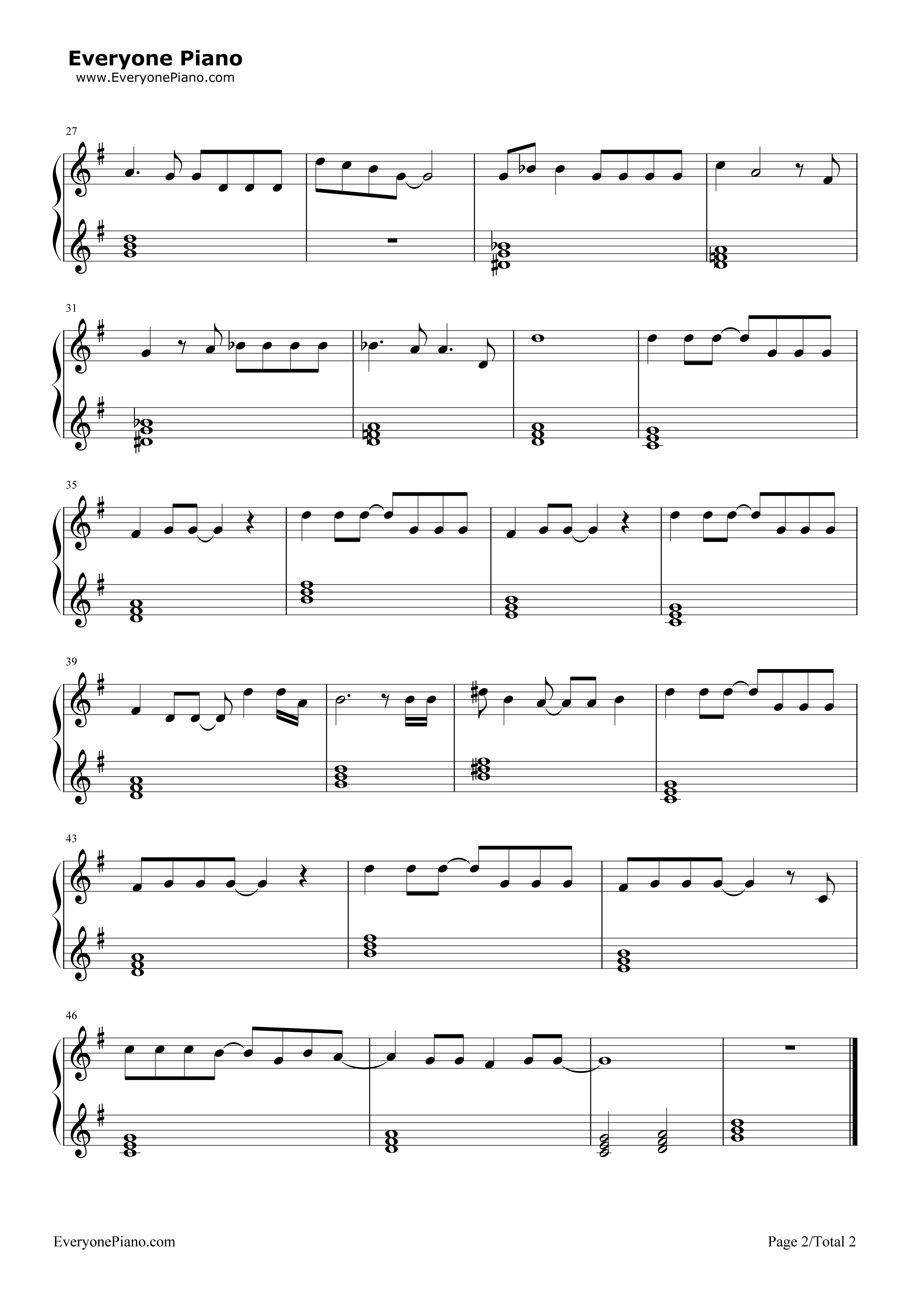 君のままで钢琴谱_azusa