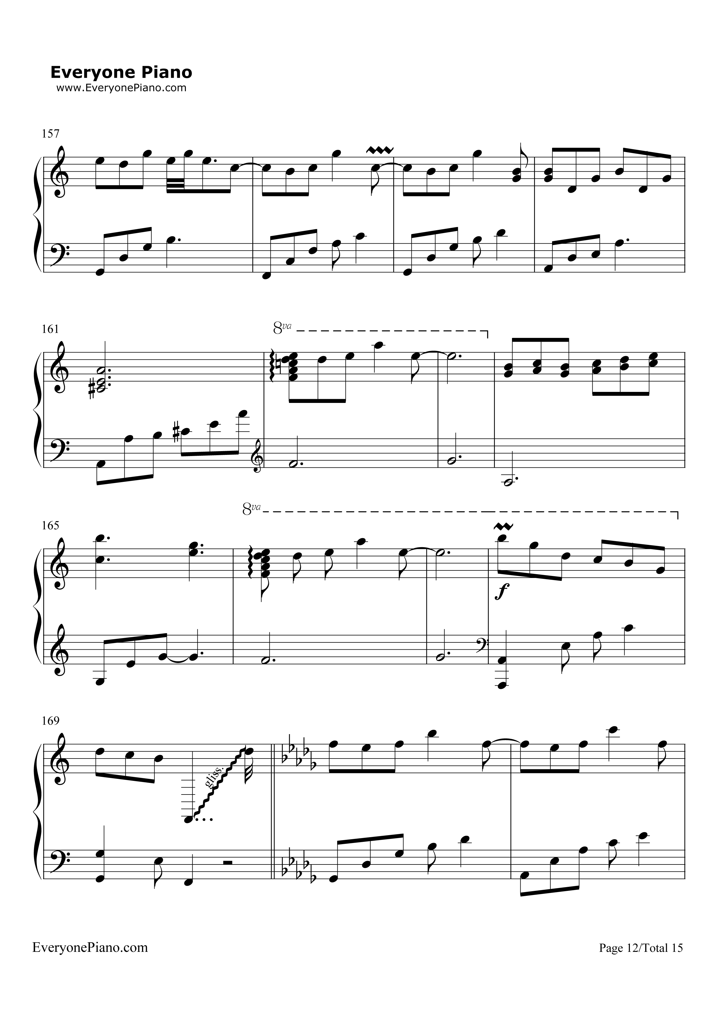 纯白钢琴谱_V.K克