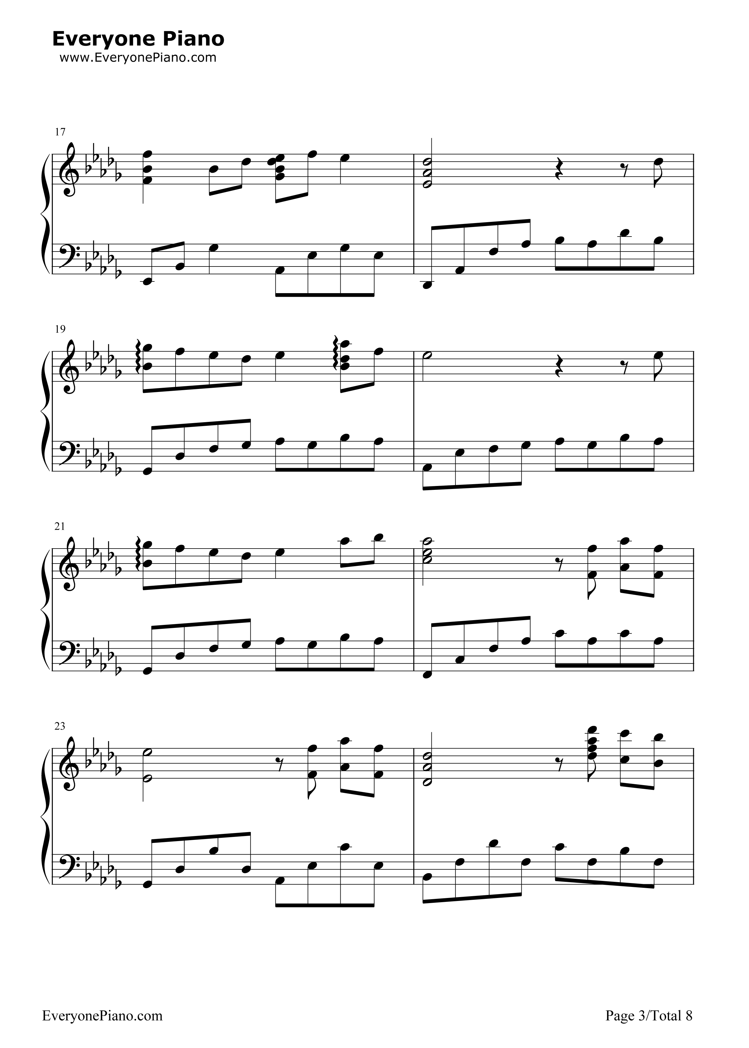 幽灵公主片尾曲钢琴谱_久石让__Joe_Hisaishi_宫崎骏