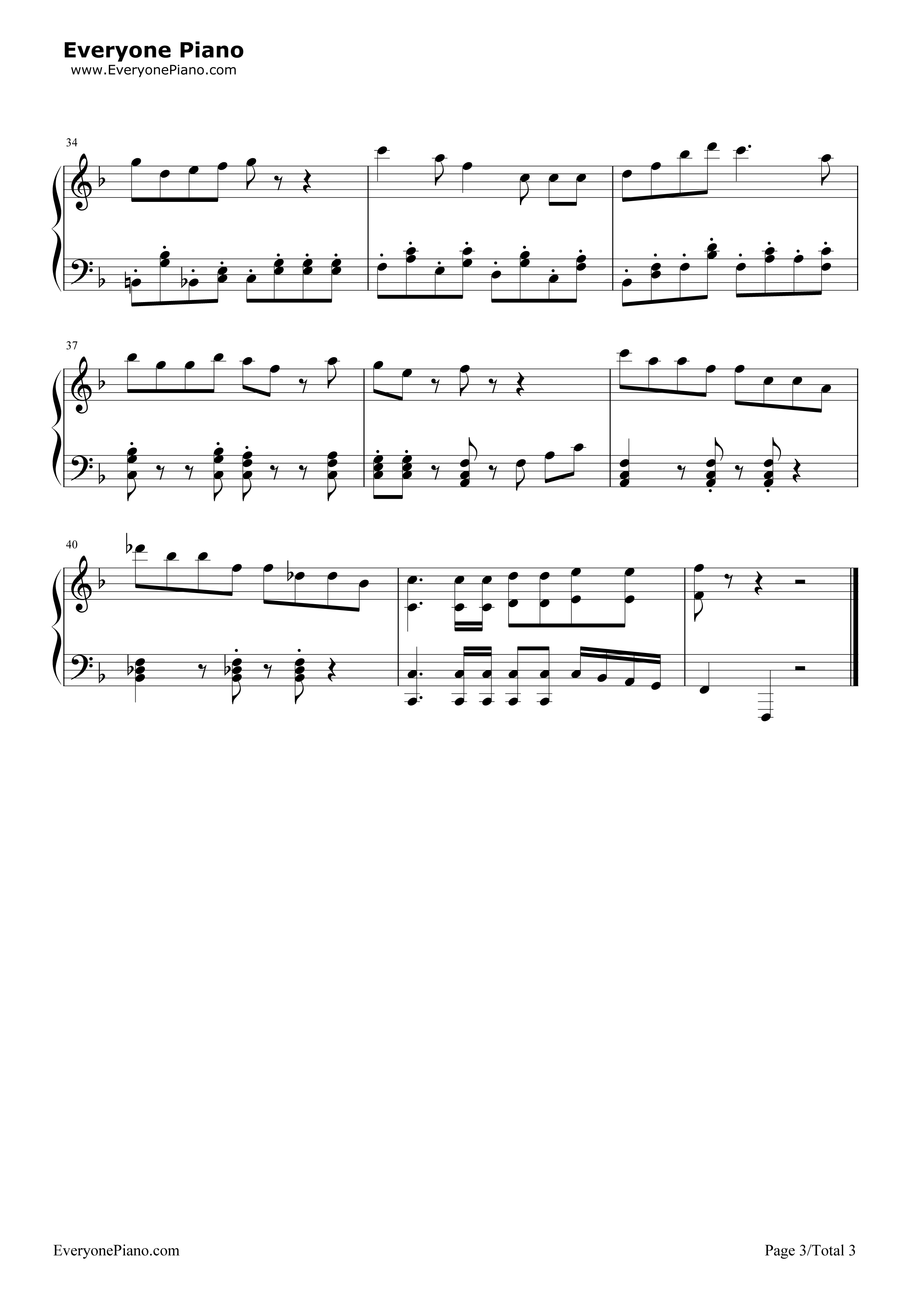 悬崖上的金鱼公主钢琴谱_久石让__Joe_Hisaishi_宫崎骏