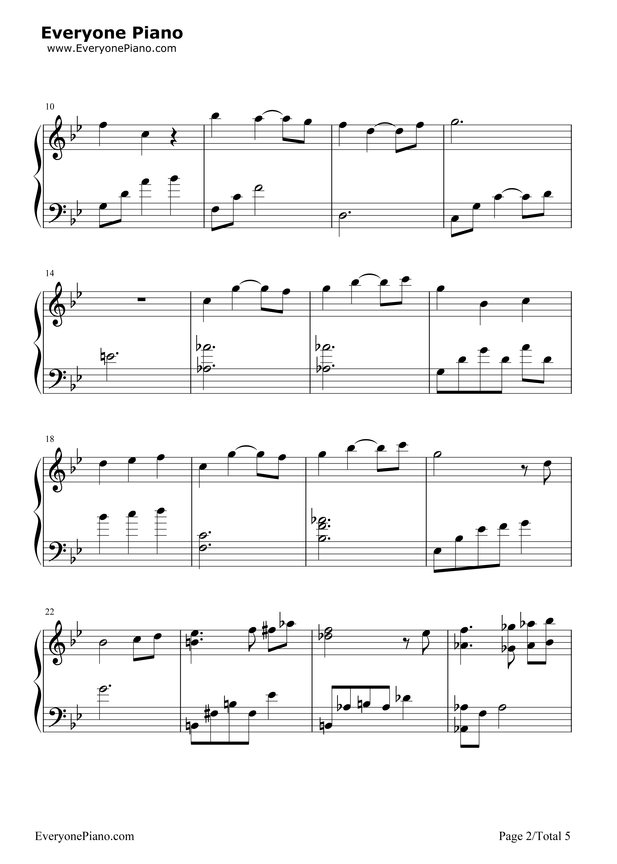 Past_Love钢琴谱_Various_Artists