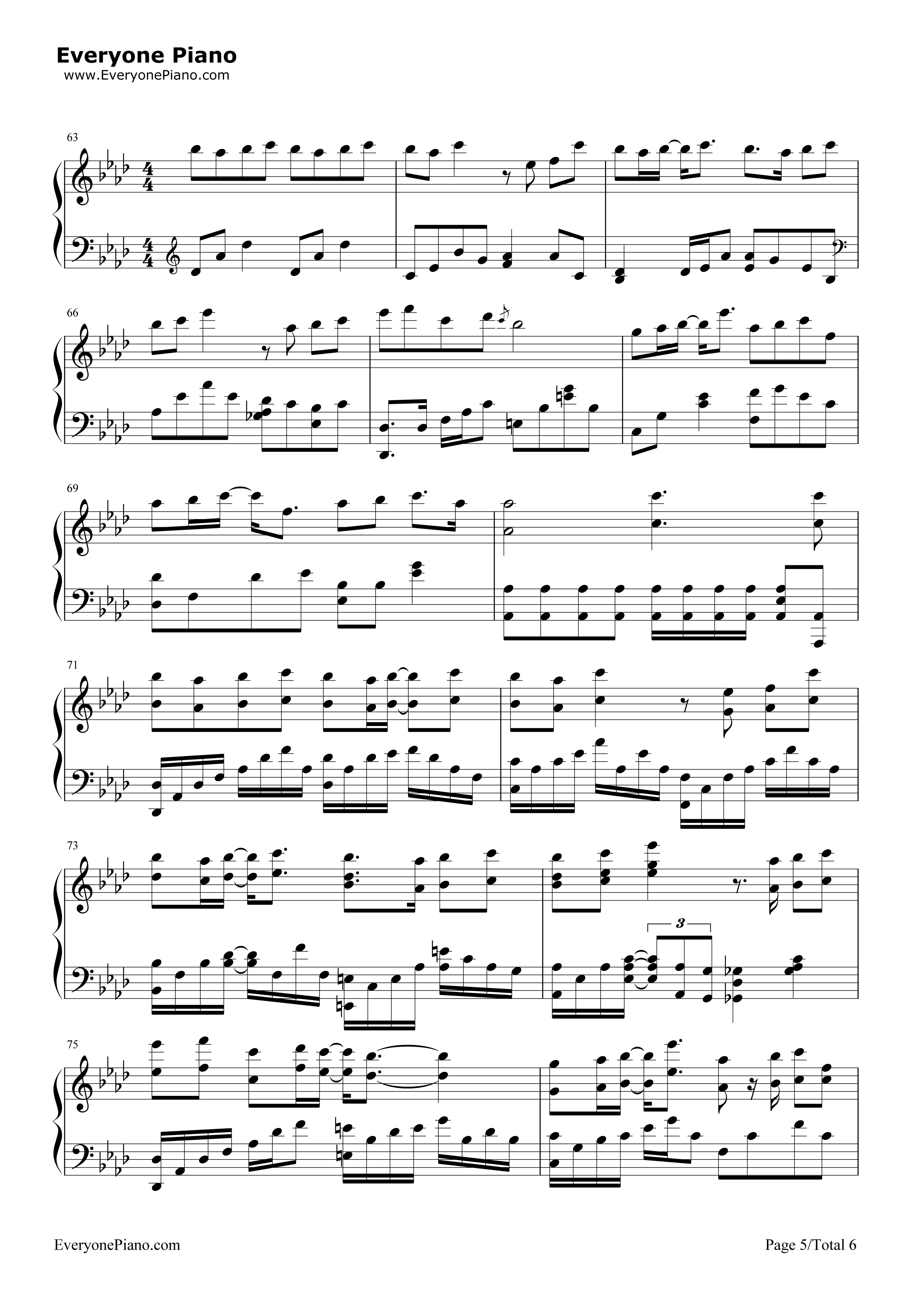 别来无恙钢琴谱_李佳薇