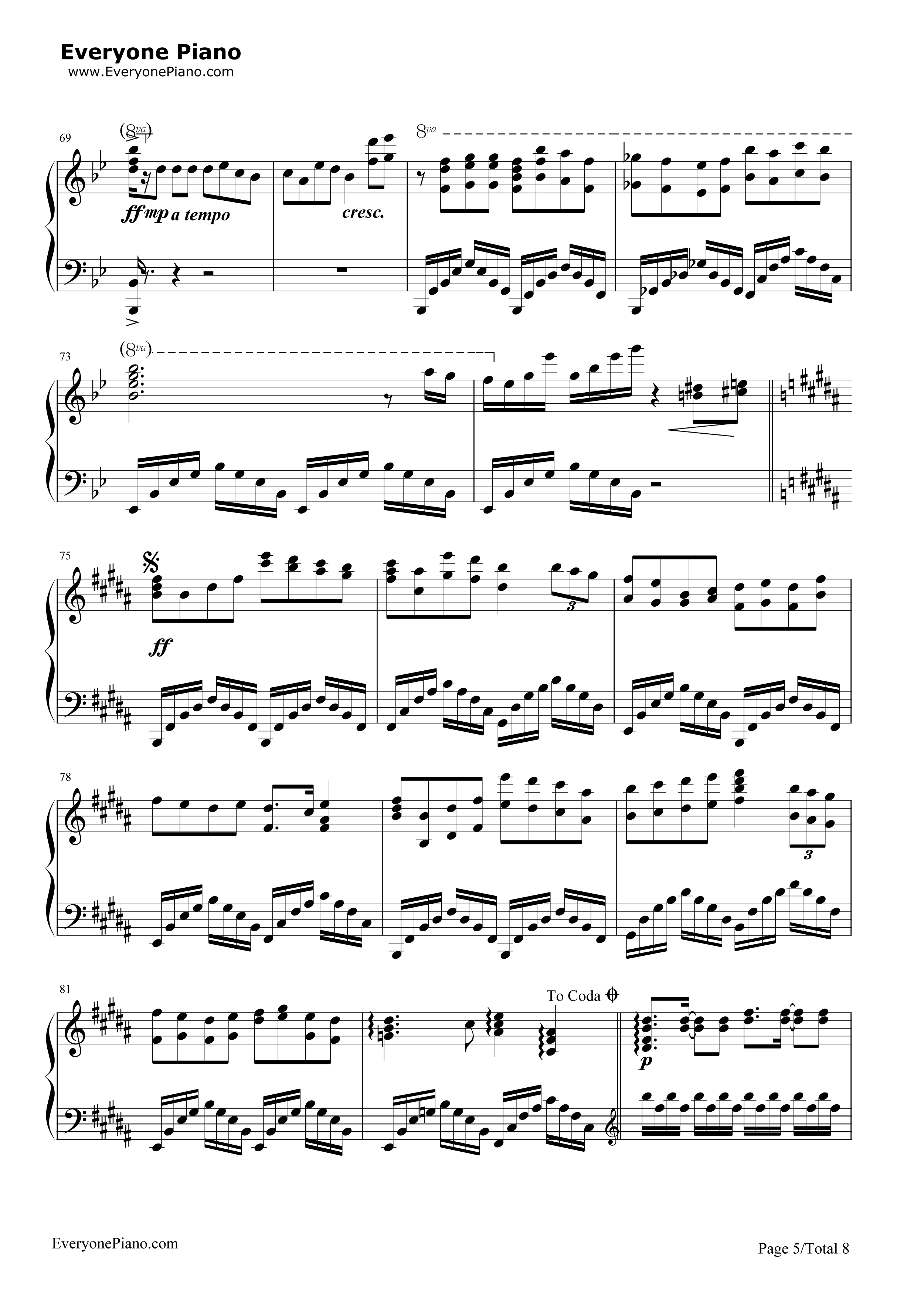 罪の名前钢琴谱_初音未来_Ryo