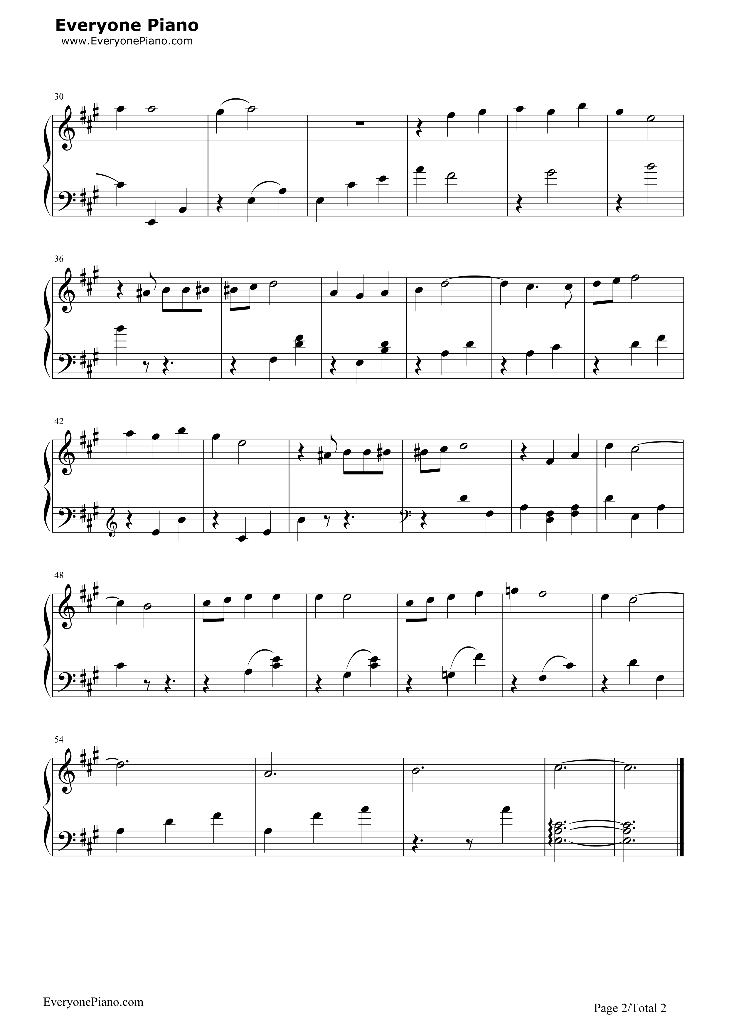 恋心钢琴谱_水谷広実