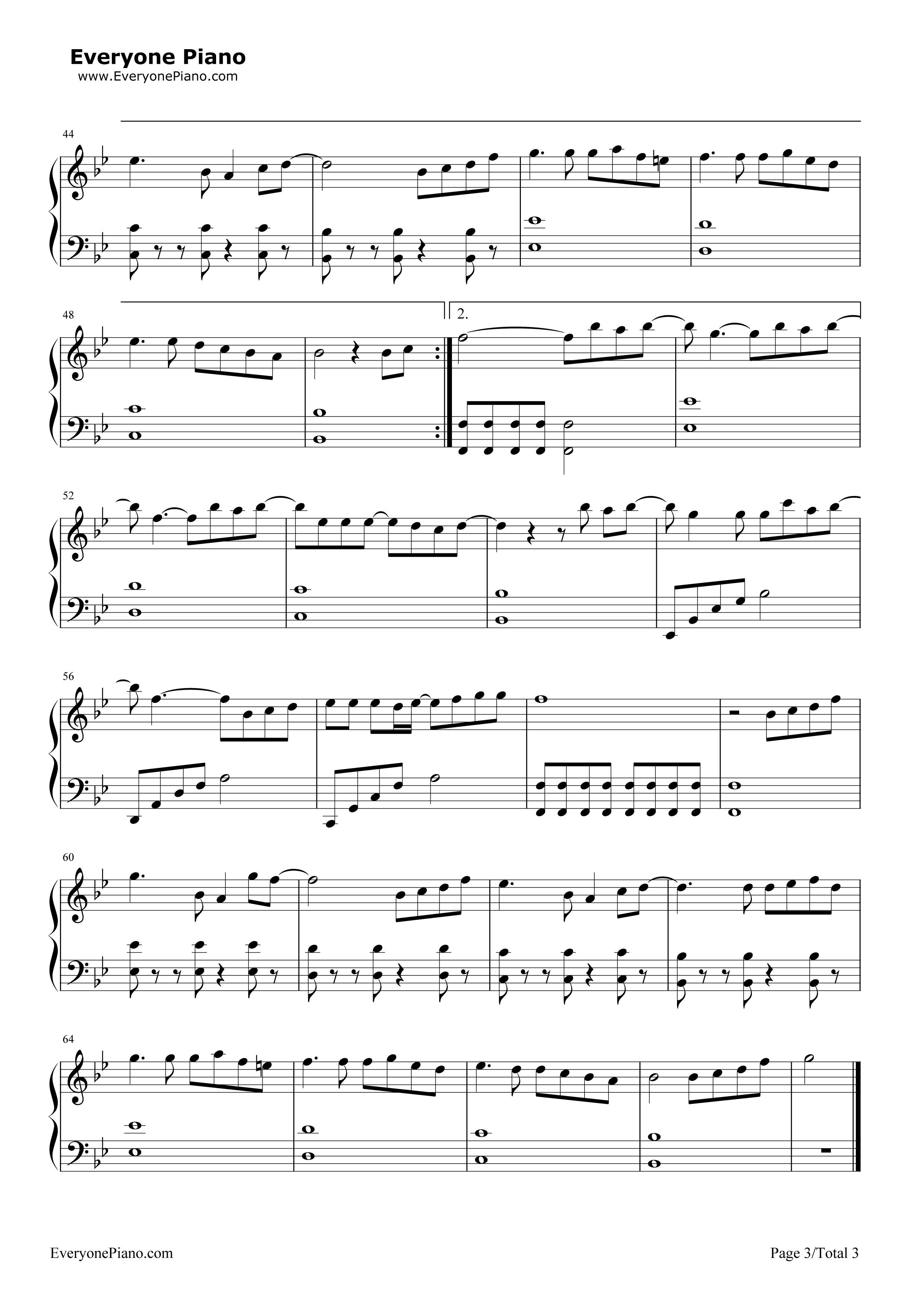 傻瓜呀钢琴谱_金钟国