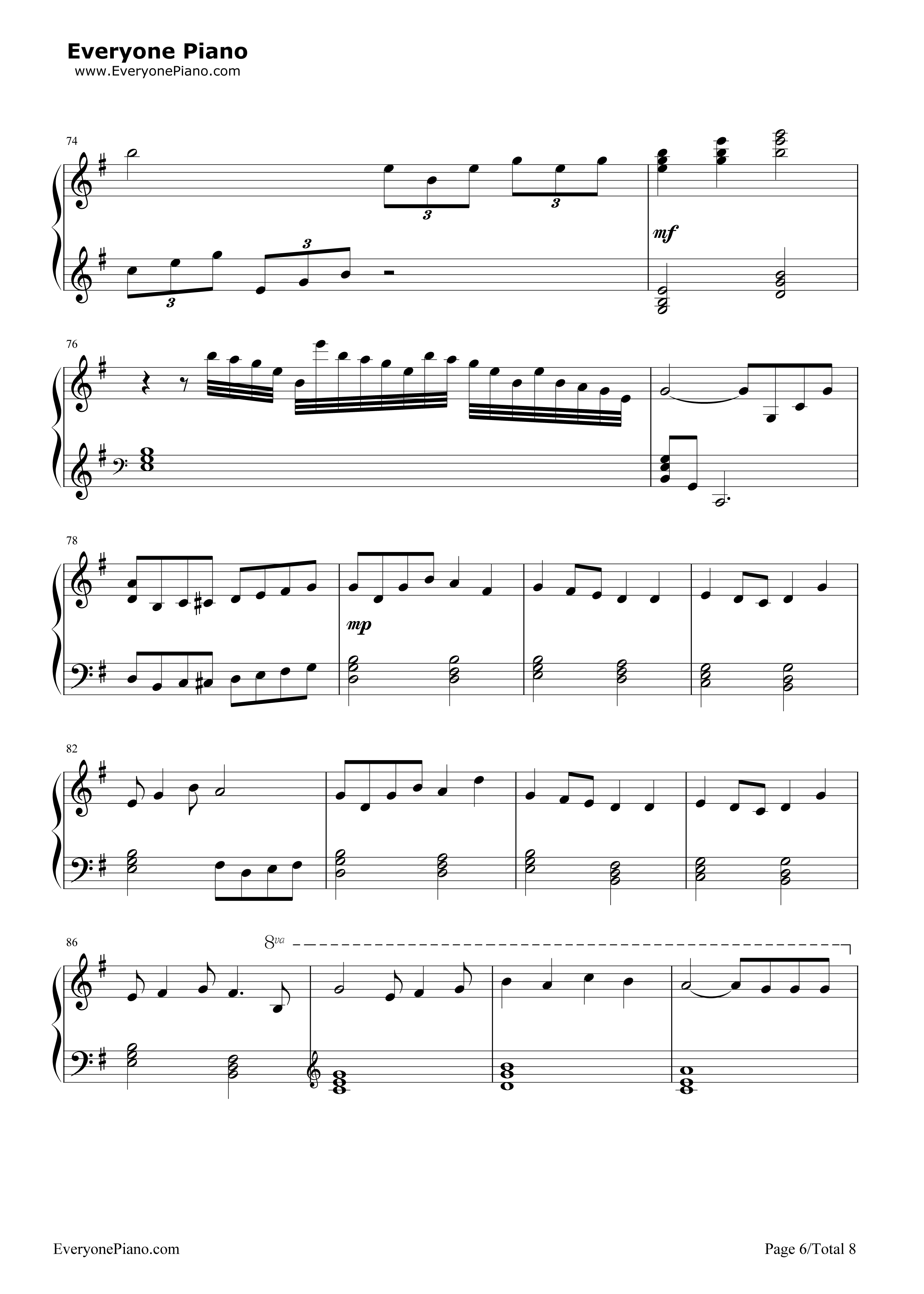 负けないで钢琴谱_ZARD