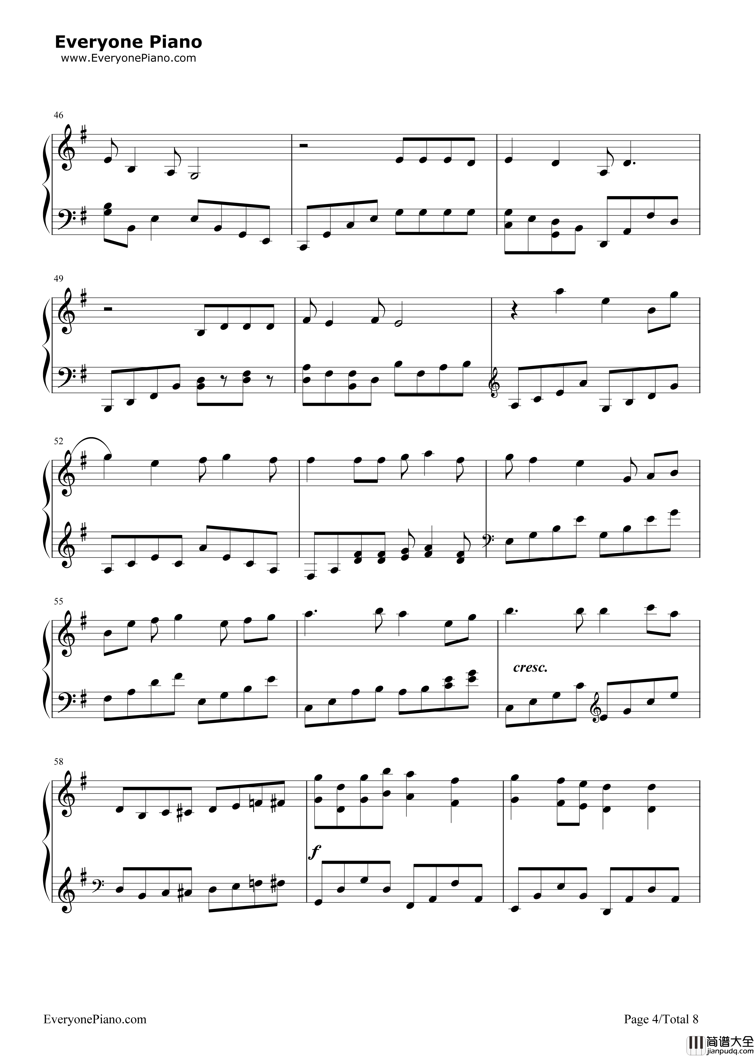 负けないで钢琴谱_ZARD