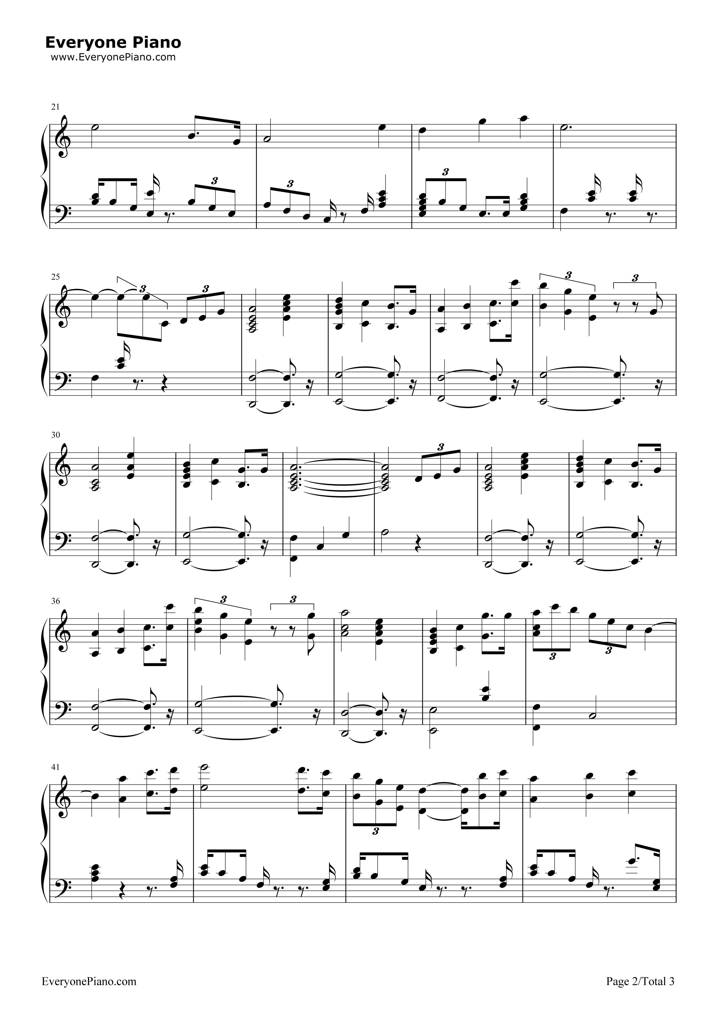 女皇花园钢琴谱_Maple_Story