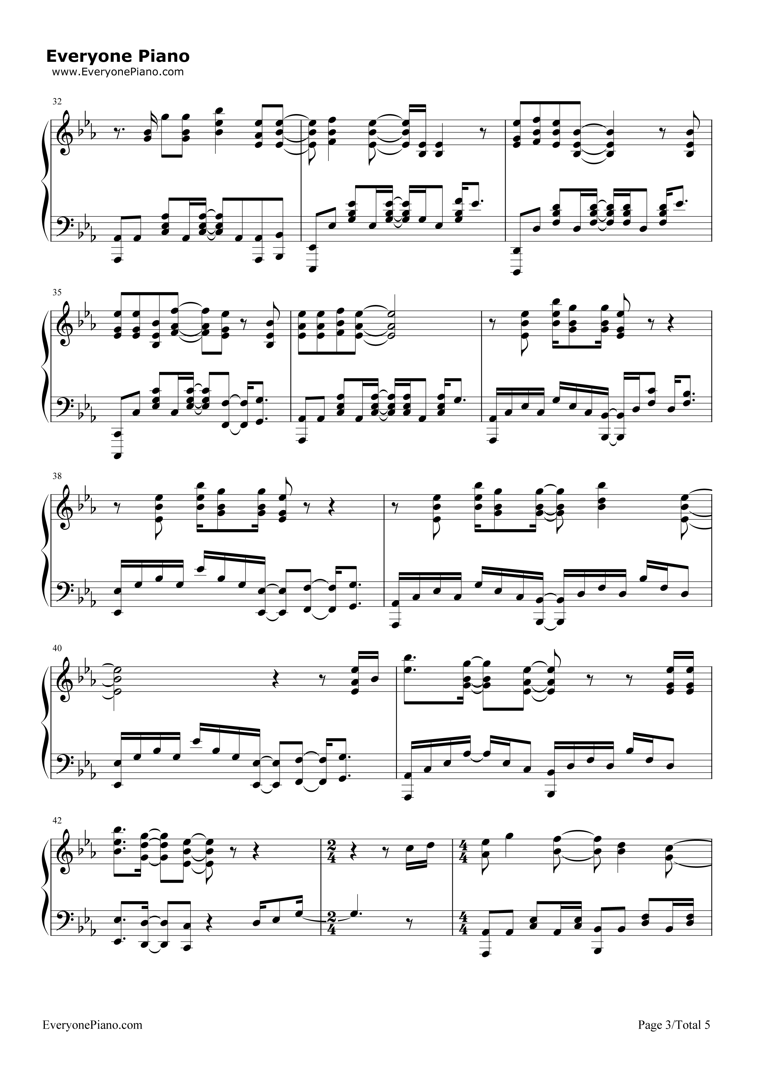 You're_Beautiful钢琴谱_James_Blunt